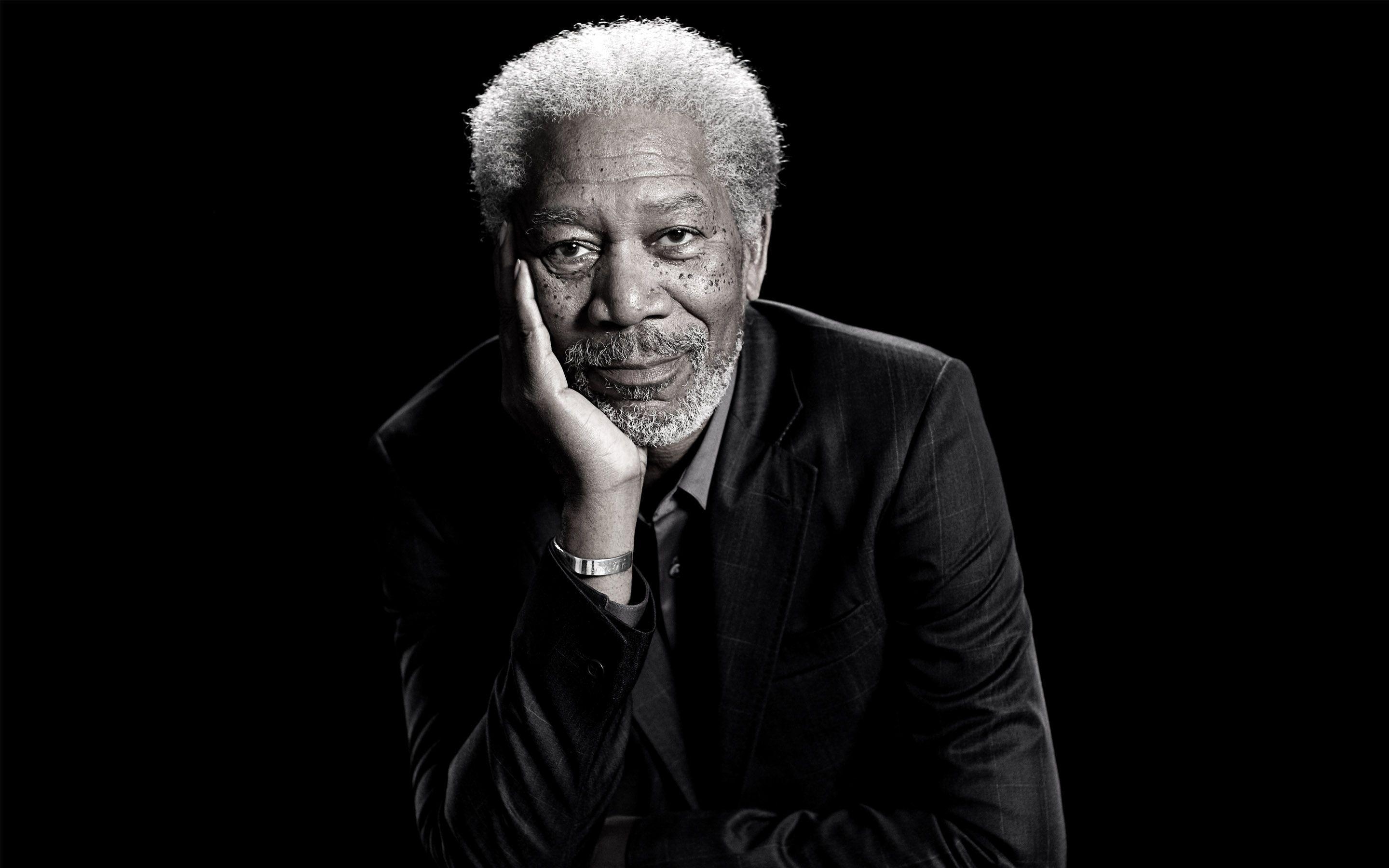 Morgan Freeman, Wallpaper, Kino, Darsteller, Gesicht, 2880x1800 HD Desktop