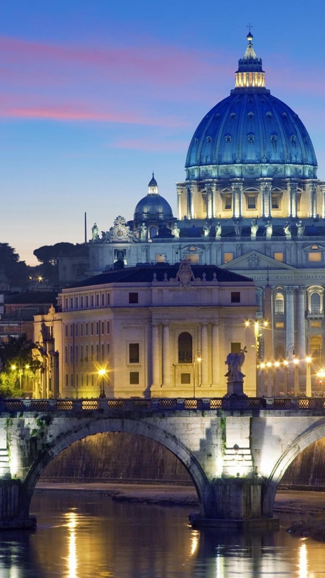 Vatikanstadt, Rom, Papst, Katholizismus, Weltkulturerbe, 1080x1920 Full HD Handy