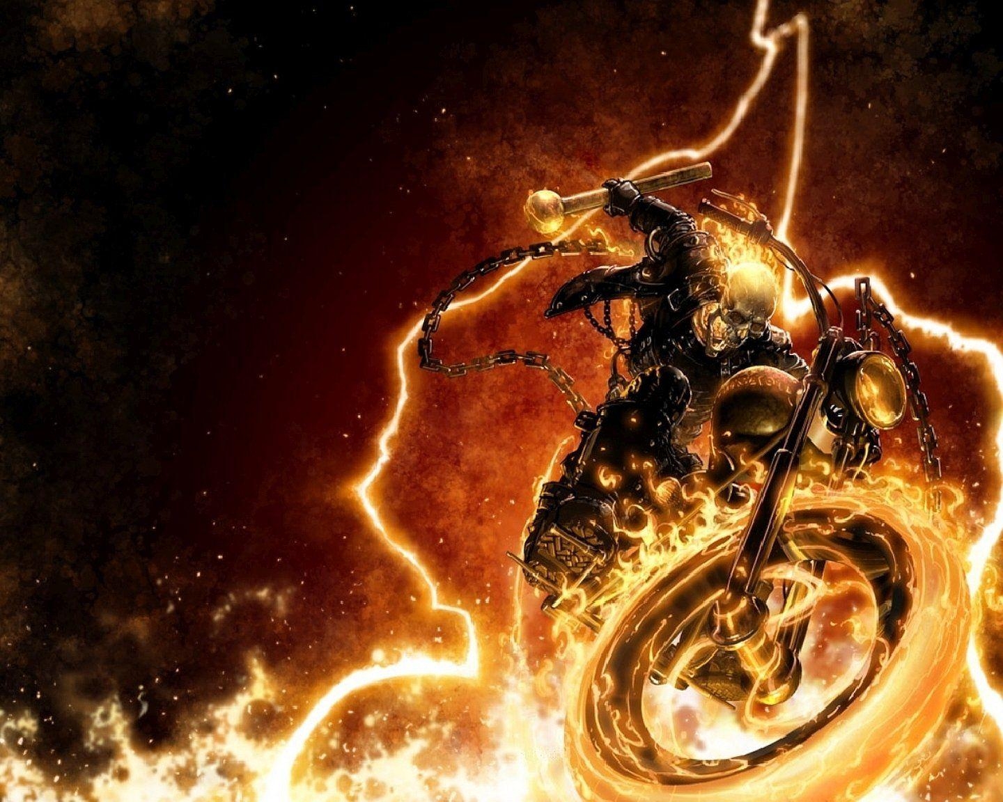 Ghost Rider, HD, Hintergrundbild, Bild, Marvel, 1440x1160 HD Desktop