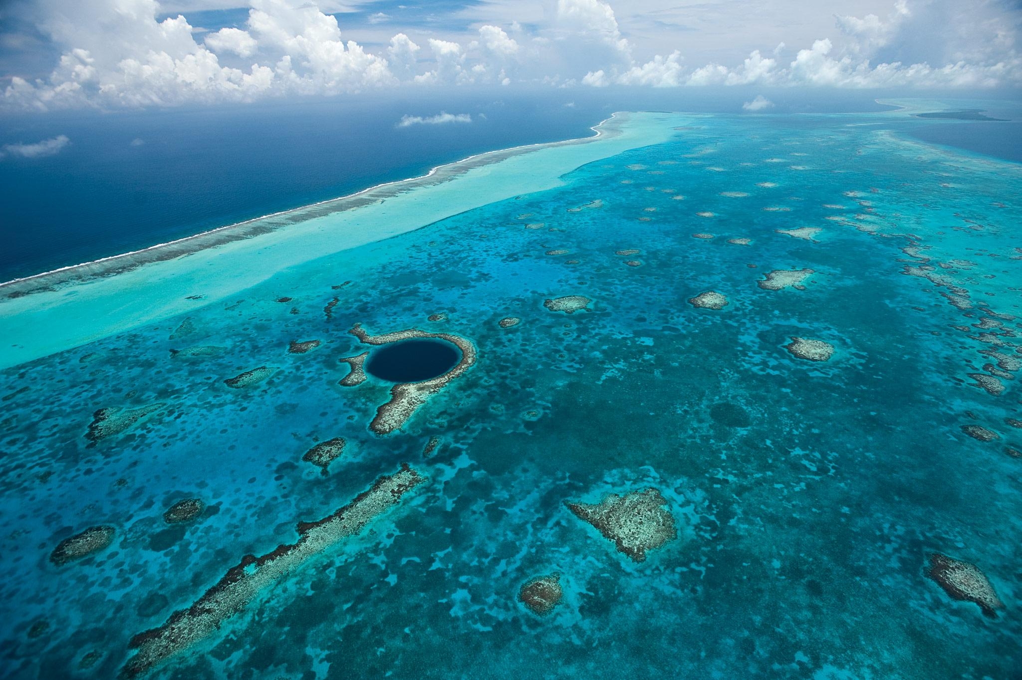 Great Blue Hole, Barrier Reef, Belize, Korallen, Reisen, 2050x1370 HD Desktop