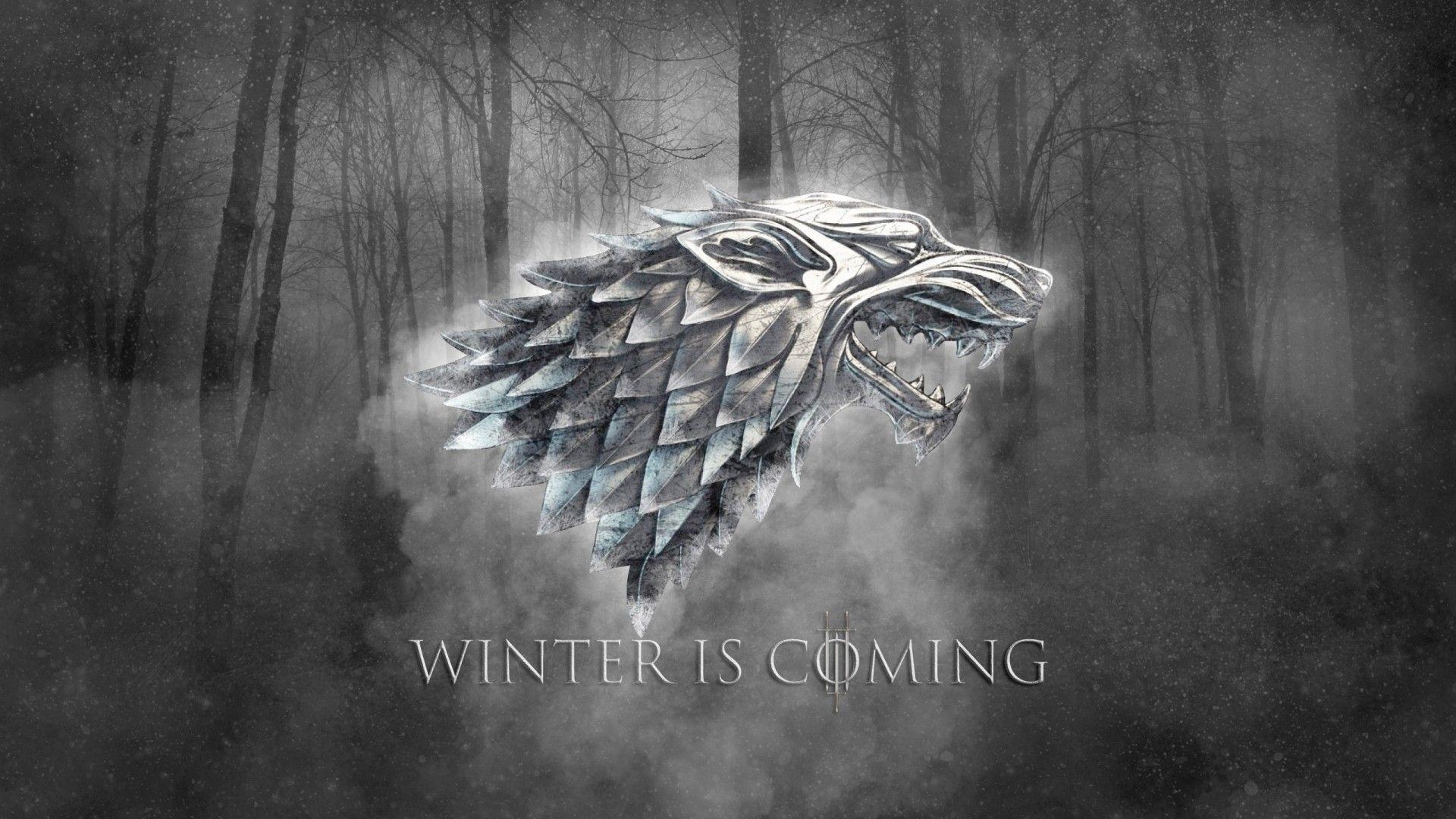 Haus Stark, Grauwind, Game of Thrones, TV-Serie, Familienwappen, 1920x1080 Full HD Desktop