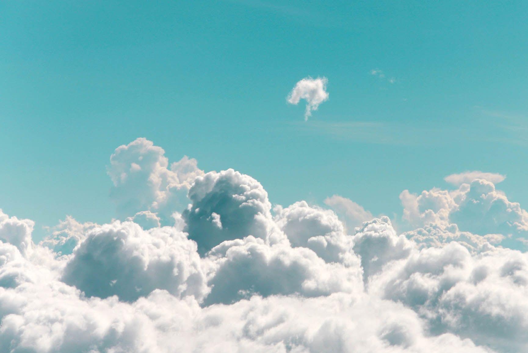 Fluffige Wolken, iPhone XR, Hintergrundbild, Himmel, 1730x1160 HD Desktop