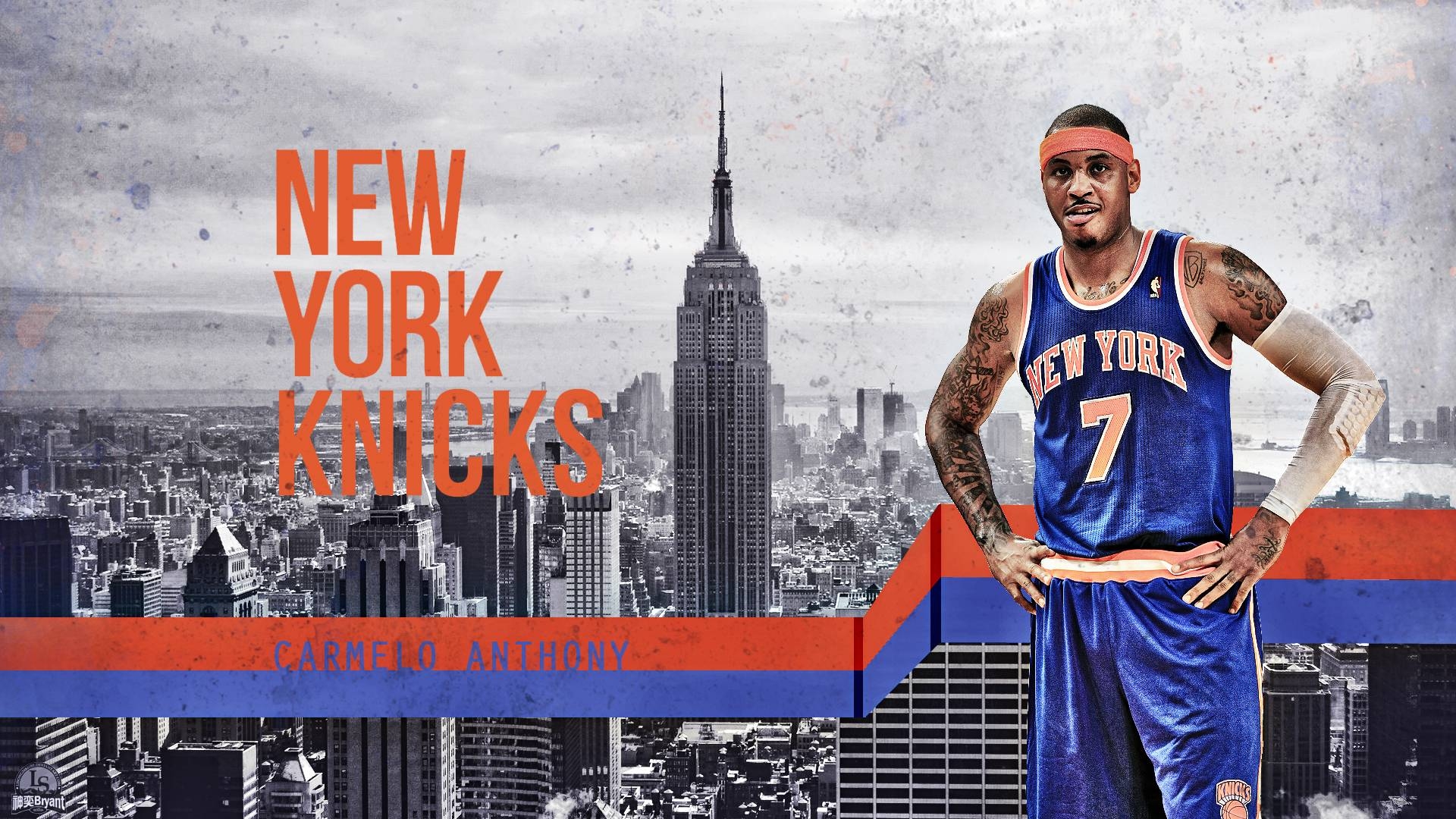 HD, Carmelo Anthony, New York Knicks, Basketball, NBA, 1920x1080 Full HD Desktop