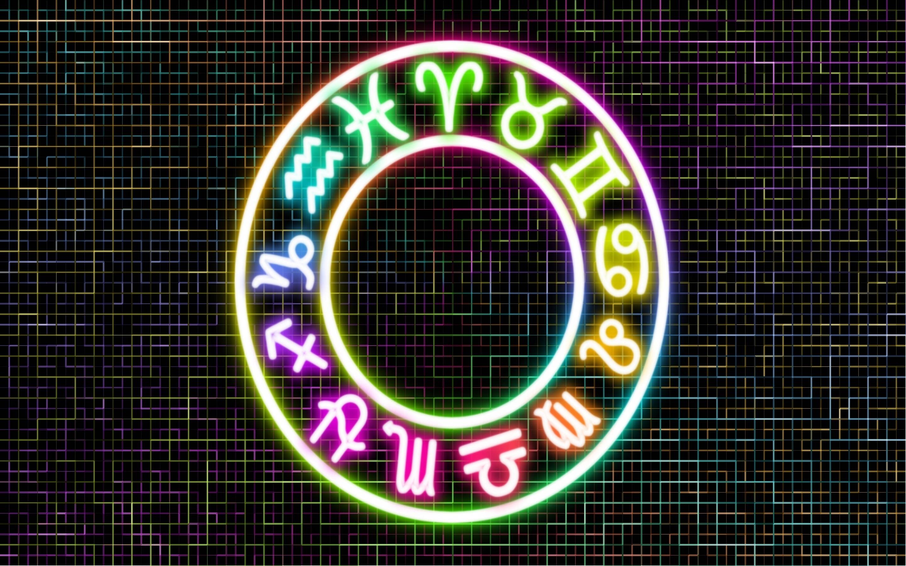 Sternzeichen, Chinesisch, Zodiak, Uhr, Hintergrund, 2880x1800 HD Desktop