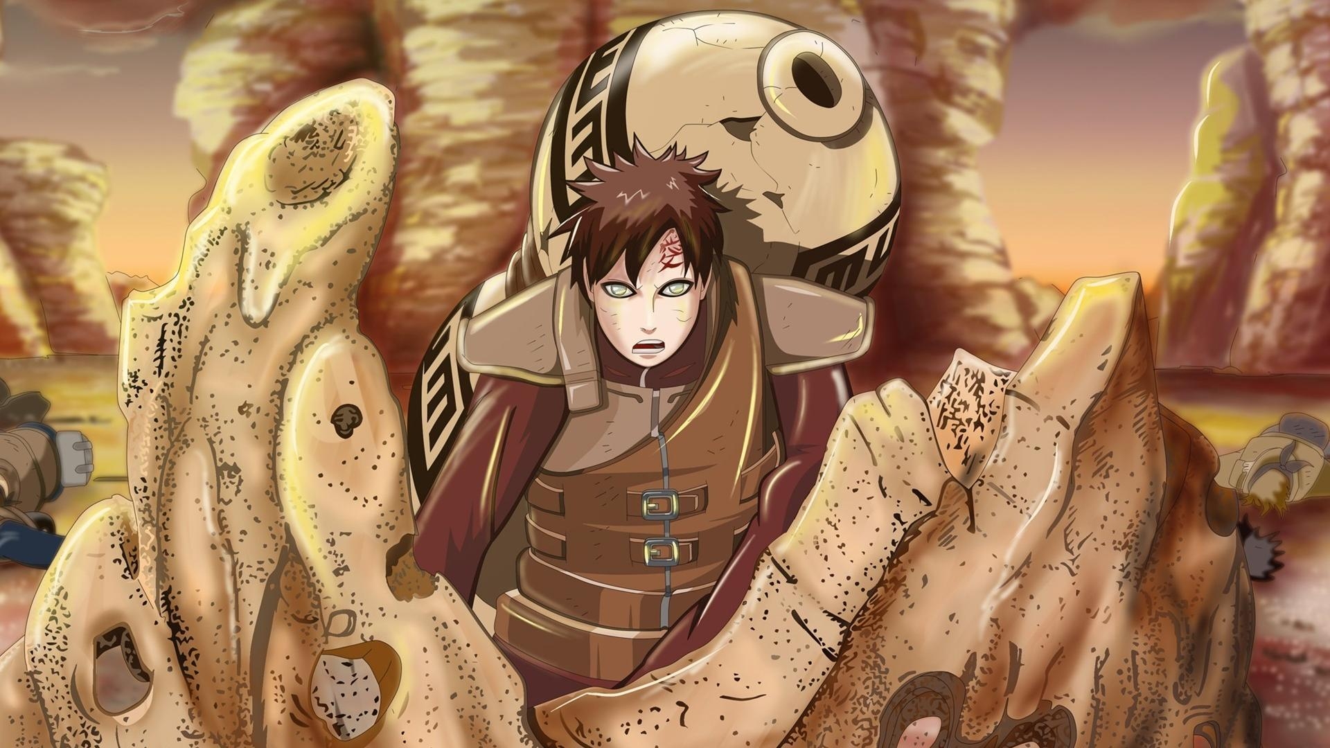 Sand, Felsen, Shippuden, Kazekage, Hintergrund, 1920x1080 Full HD Desktop