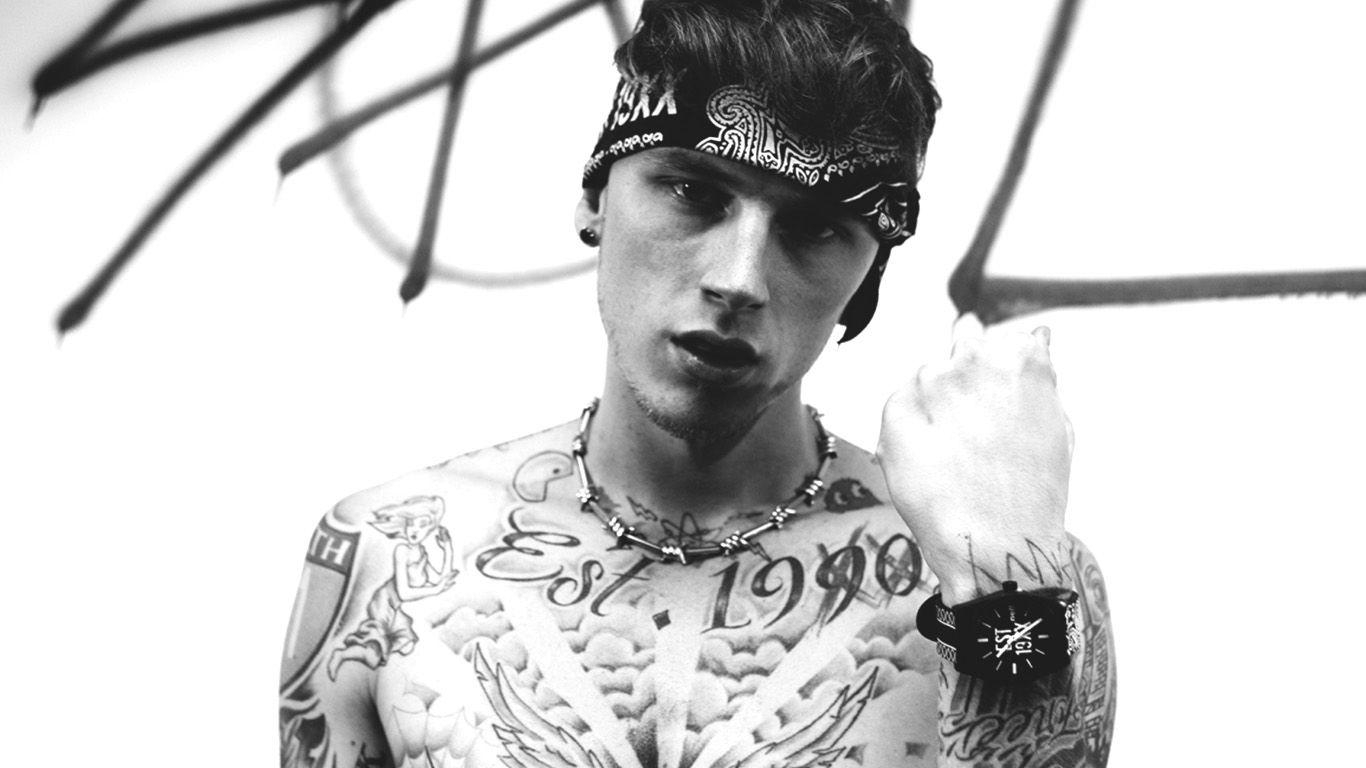 Kostenloser Download, Machine Gun Kelly, Musik, Hintergrund, Rap, 1370x770 HD Desktop