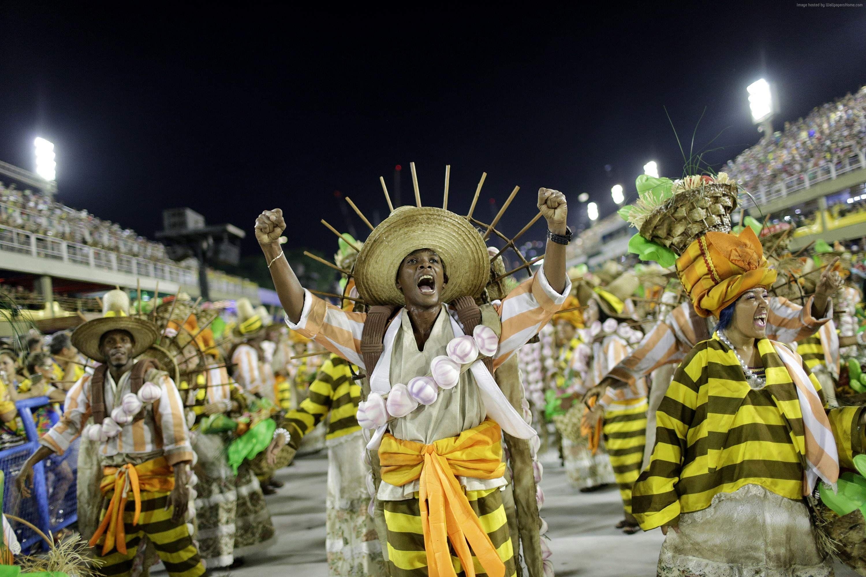 Rio, Karneval, Farben, Sambatänzer, Freude, 3000x2000 HD Desktop