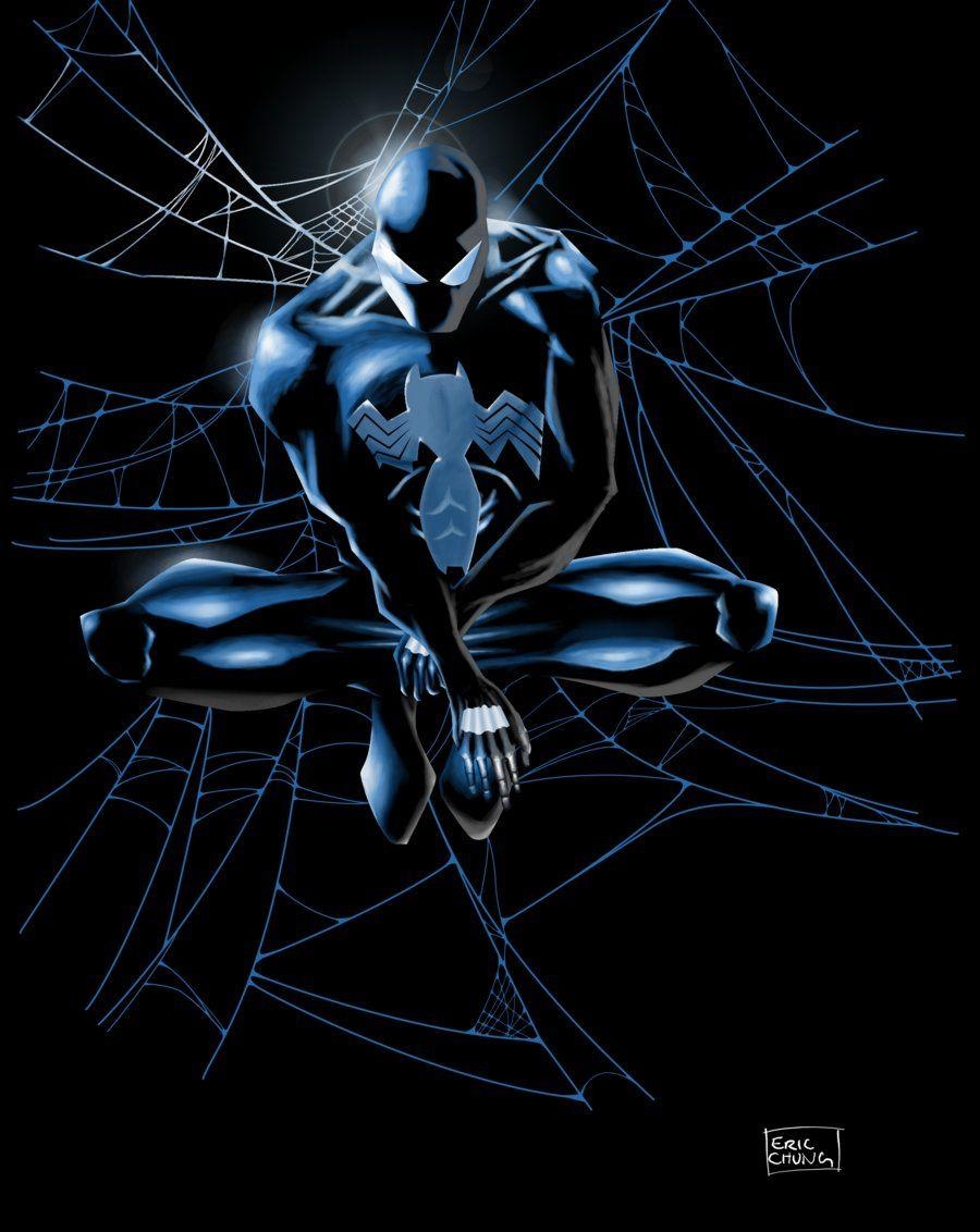 Dunkler Spider-Man, Marvel, Film, Charakter, Kunst, 900x1140 HD Handy