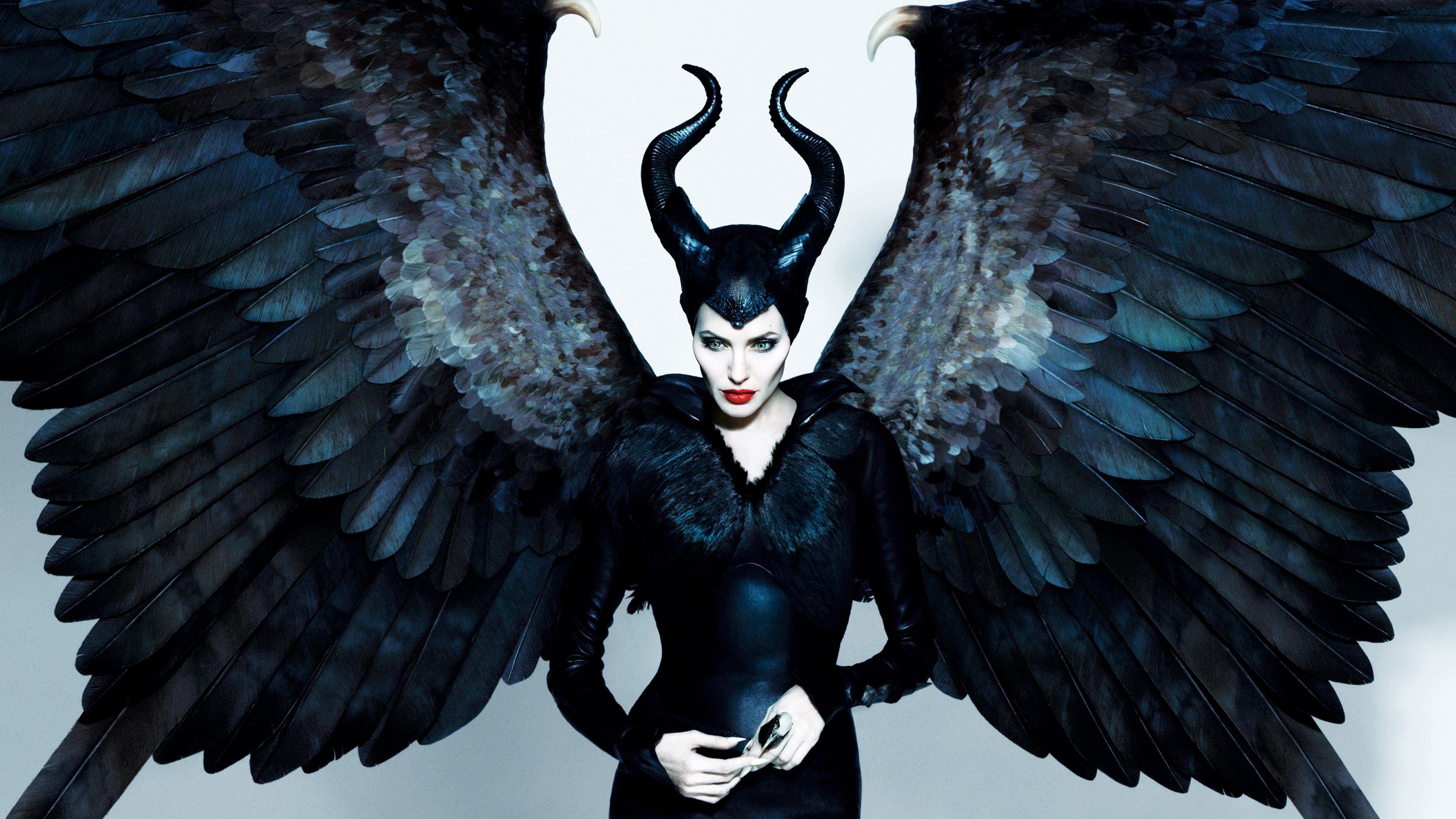 Angelina Jolie, Maleficent, HD, Film, 4K, 3840x2160 4K Desktop