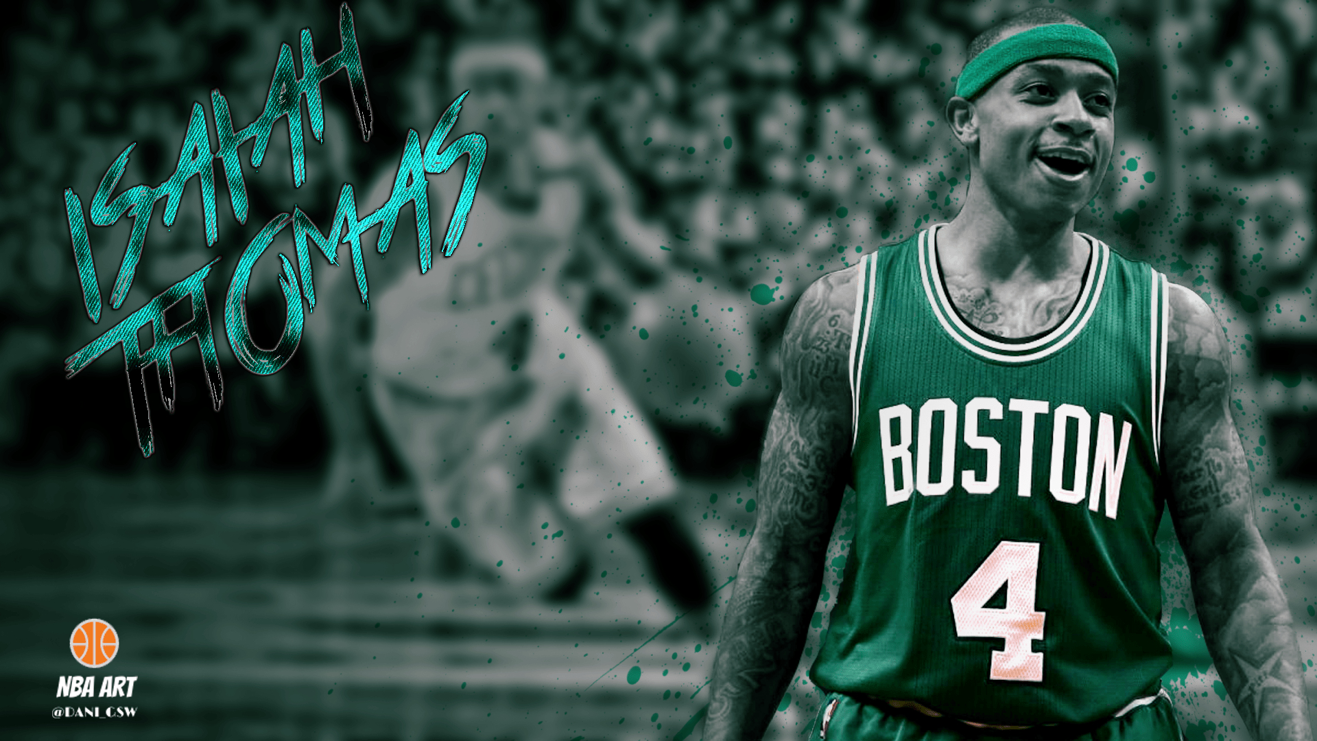 Isaiah Thomas, kostenlos, downloaden, NBA, Celtics, 1920x1080 Full HD Desktop