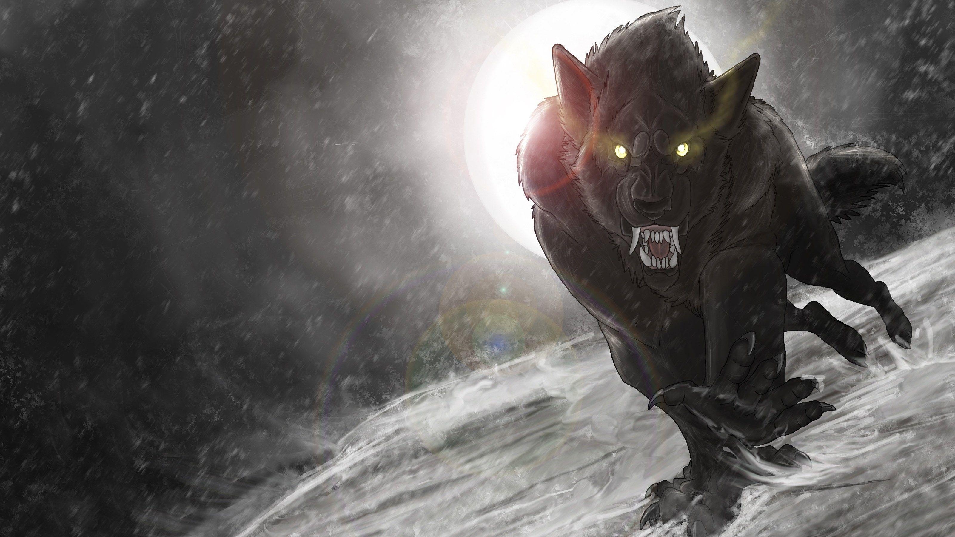 Werwolf, Px, HD, Hintergrund, Furcht, 3200x1800 HD Desktop