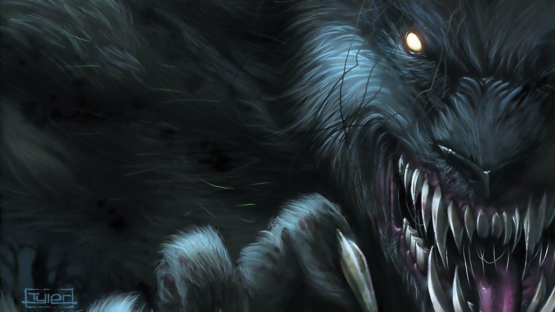 Werwolf, Kreatur, Nacht, wild, geist, 1920x1080 Full HD Desktop