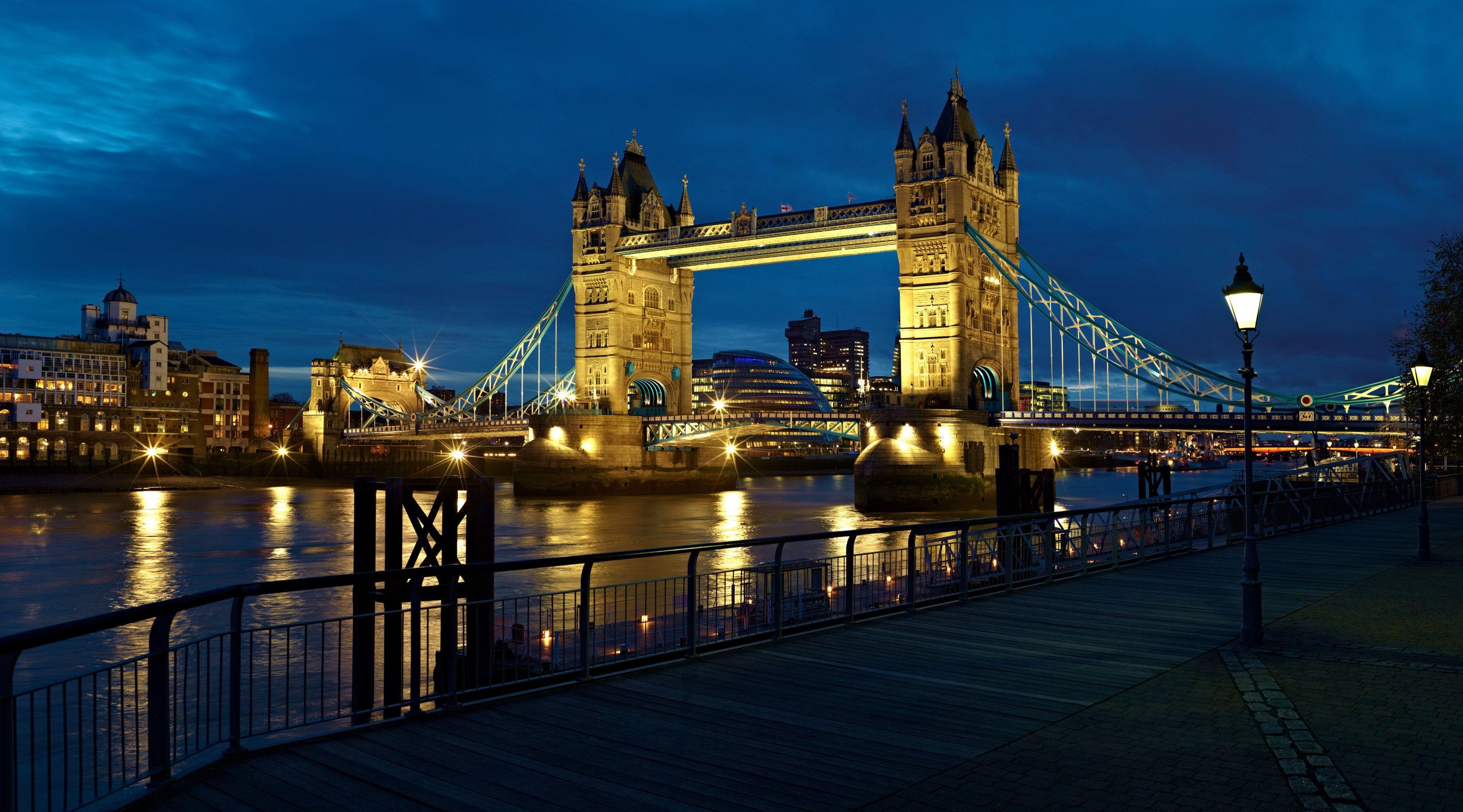 Tower Bridge, HD, London, Architektur, Bauwerk, 3500x1950 HD Desktop