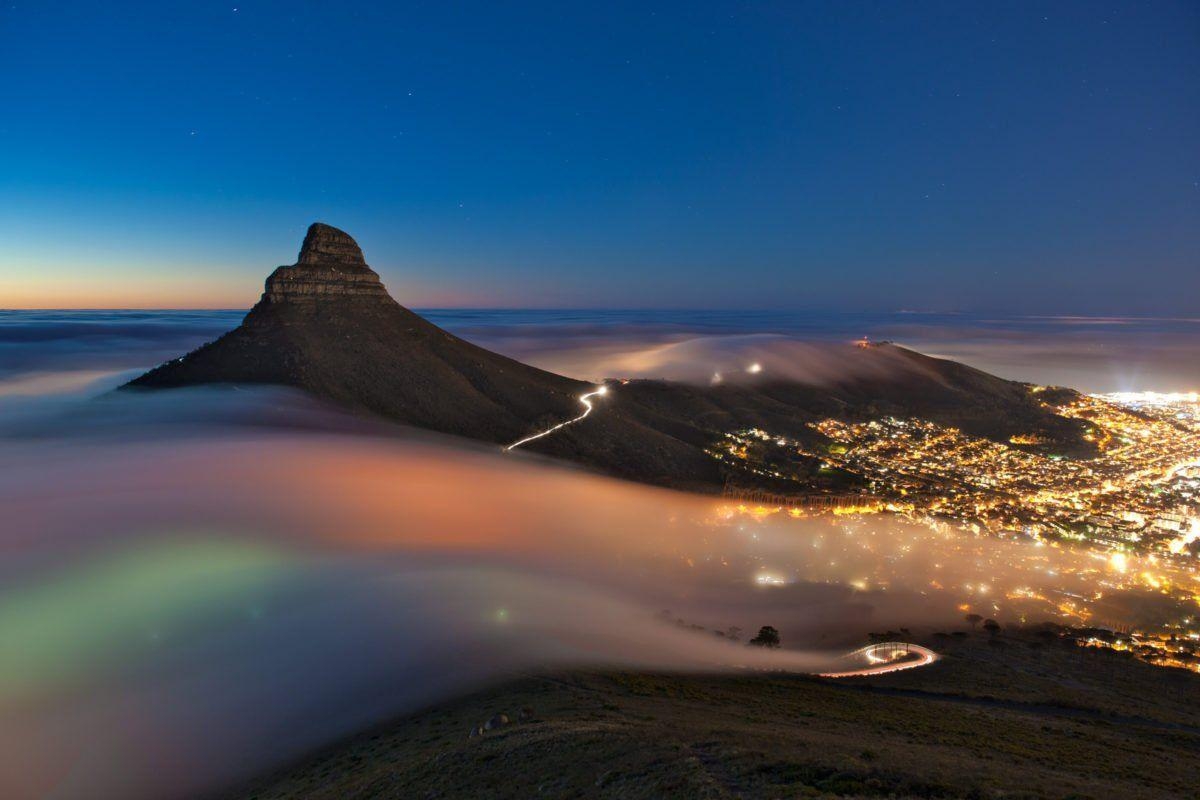 Tafelberg, Kap der Guten Hoffnung, Naturwunder, Berg, Himmel, 1200x800 HD Desktop