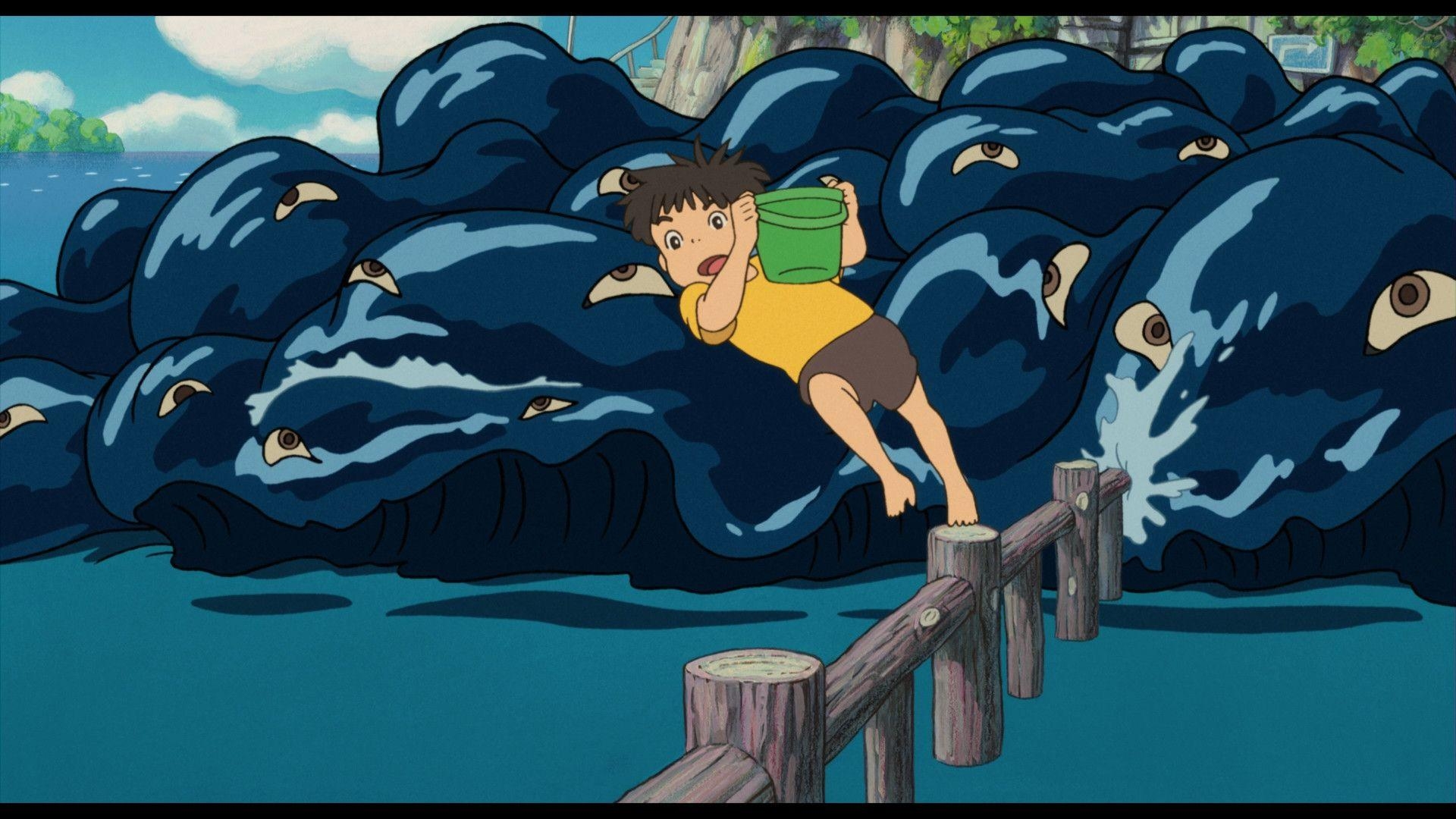 Ponyo Anime, Kunstwerk, Ghibli, Japanisch, Studio, 1920x1080 Full HD Desktop