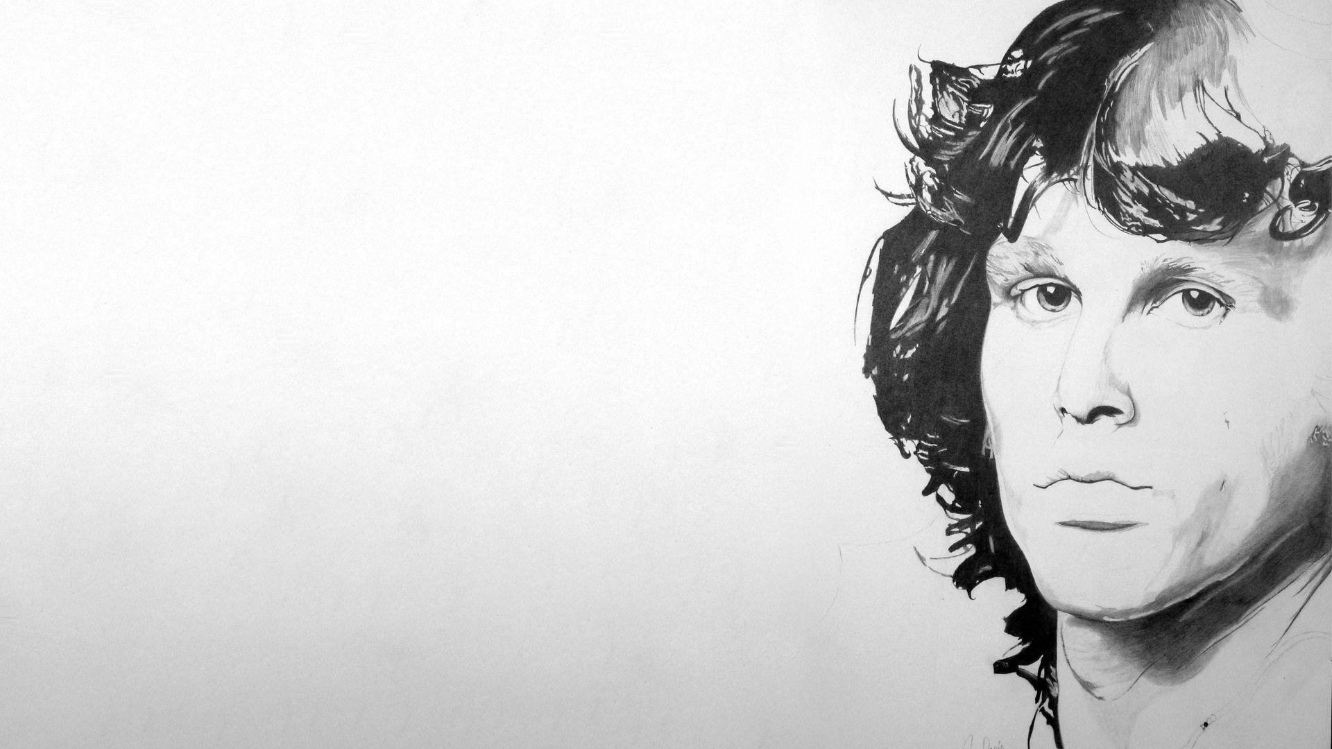 Jim Morrison, HD, Kunst, Rocklegende, 1920x1080 Full HD Desktop