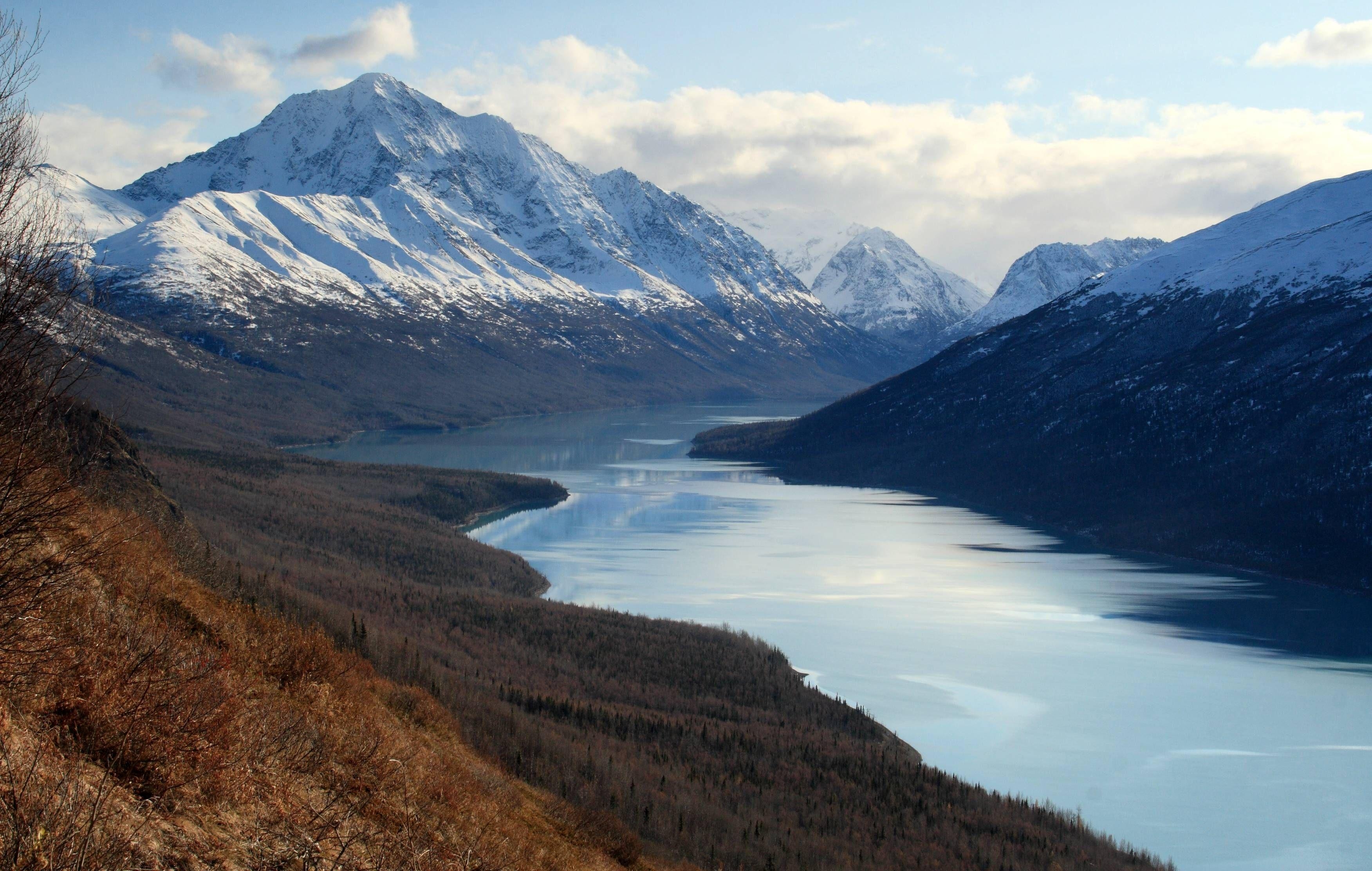 Eklutna-See, Chugach State Park, Anchorage, Alaska, Reisen, 3510x2230 HD Desktop