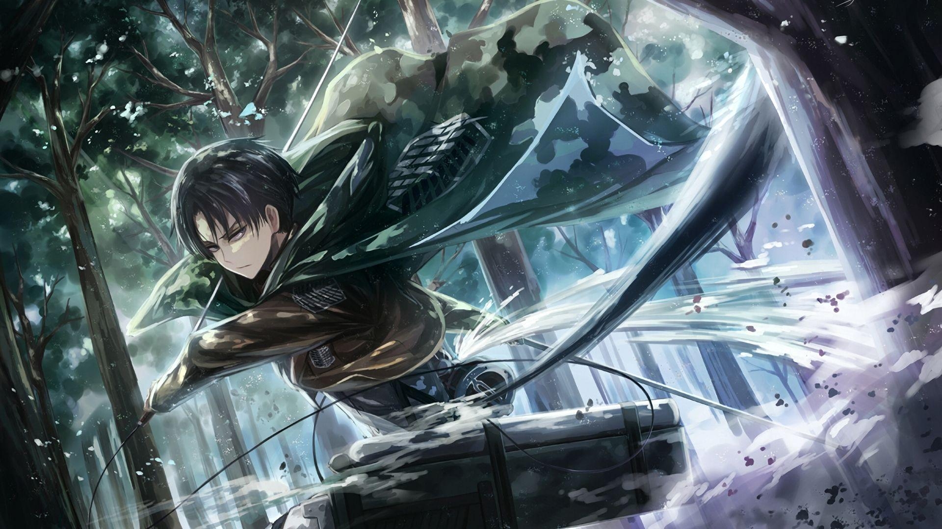 Levi Ackerman, Anime, Attack on Titan, HD, Action, 1920x1080 Full HD Desktop