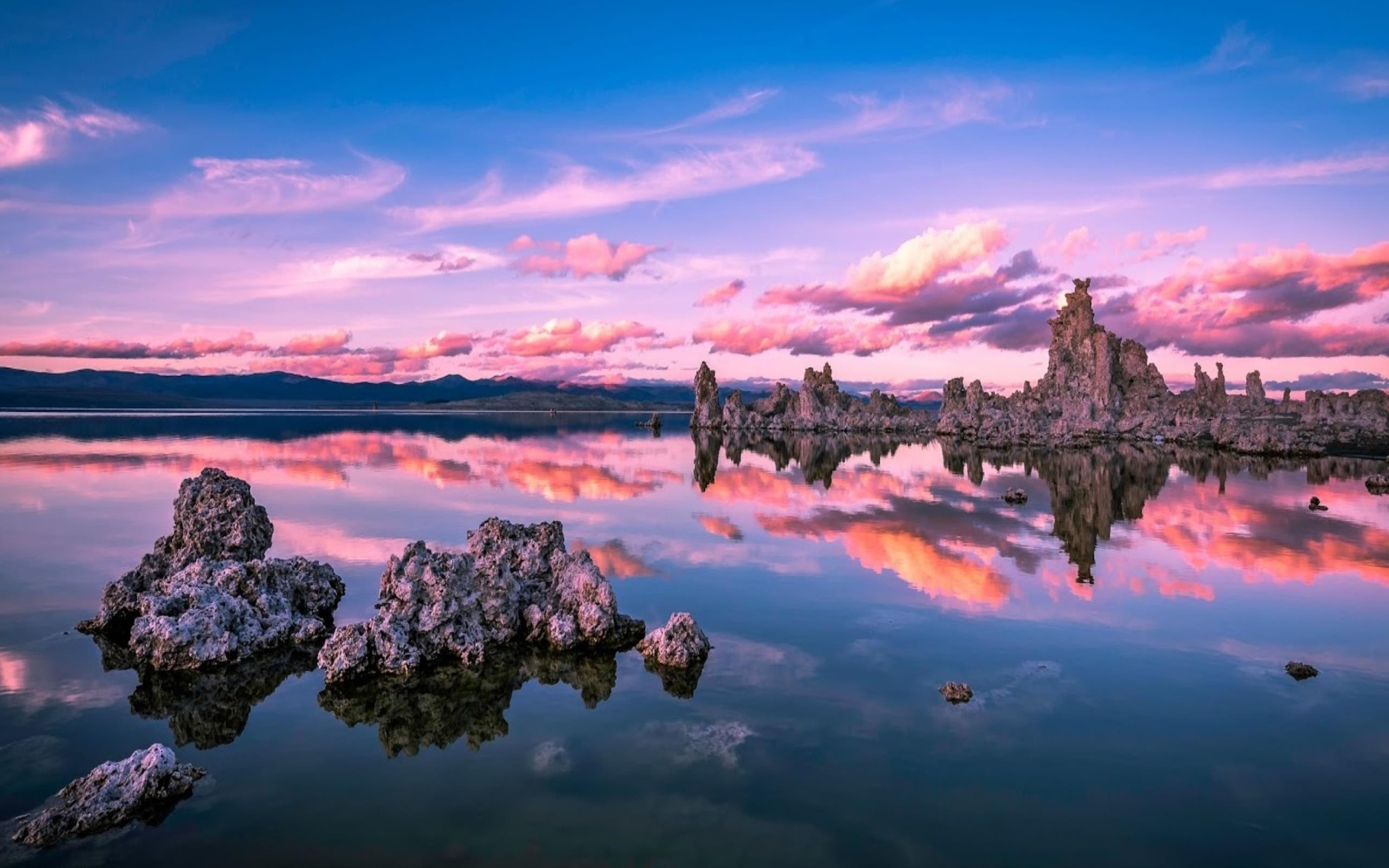 Mono Lake, Kalifornien, Natur, Landschaft, Hintergrund, 2560x1600 HD Desktop