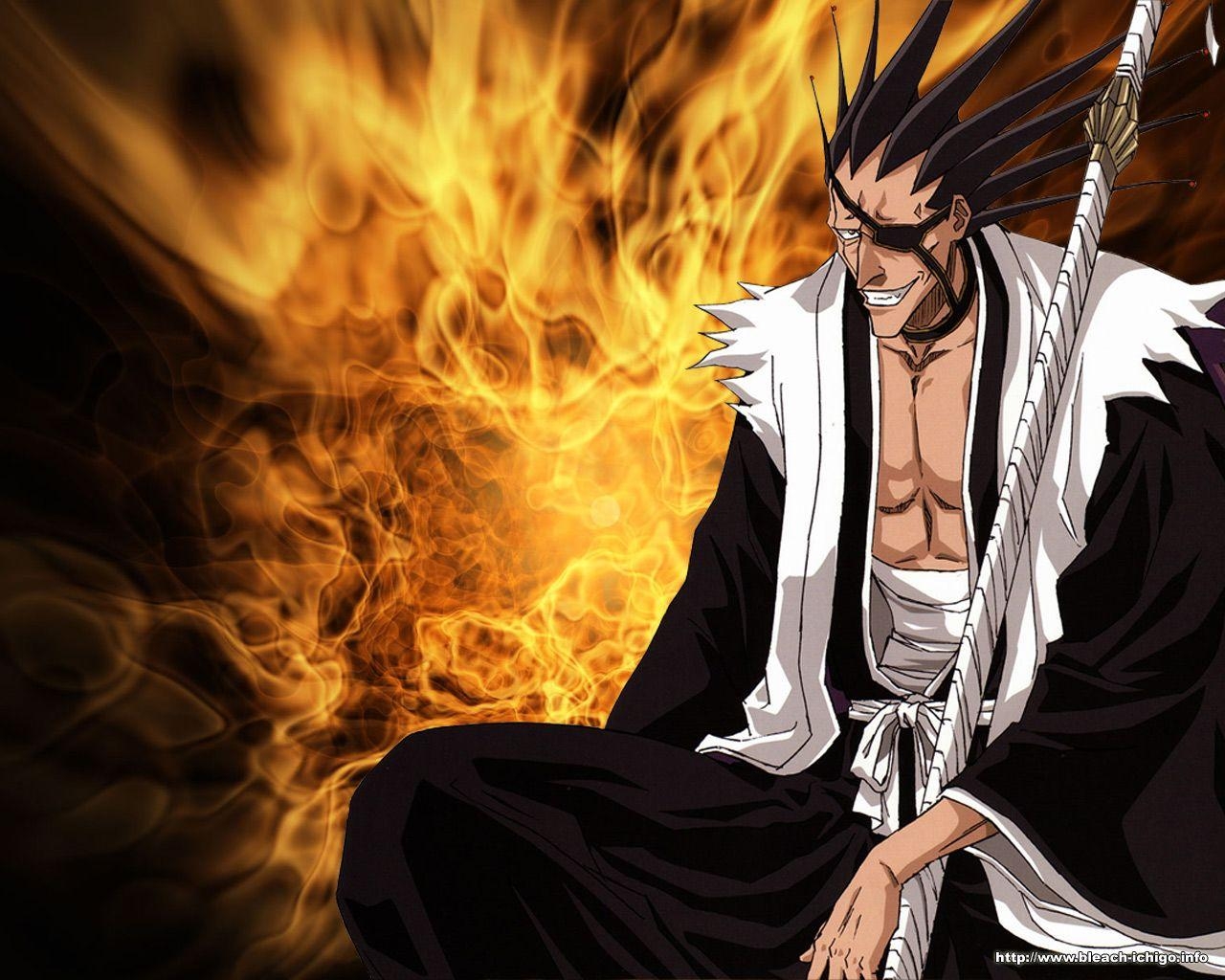 Bleach, Zaraki Kenpachi, Voll HD, Desktop, Anime, 1280x1030 HD Desktop