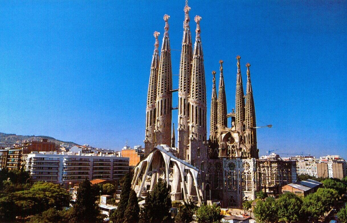 Sagrada Familia, Gebäude, Architektur, Barcelona, Spanisch, 1220x790 HD Desktop