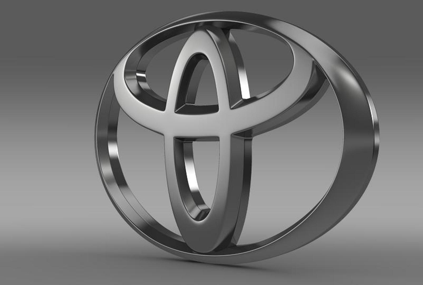 Toyota, 3D Logo, Typografie, Full HD, Hintergrund, 1780x1200 HD Desktop