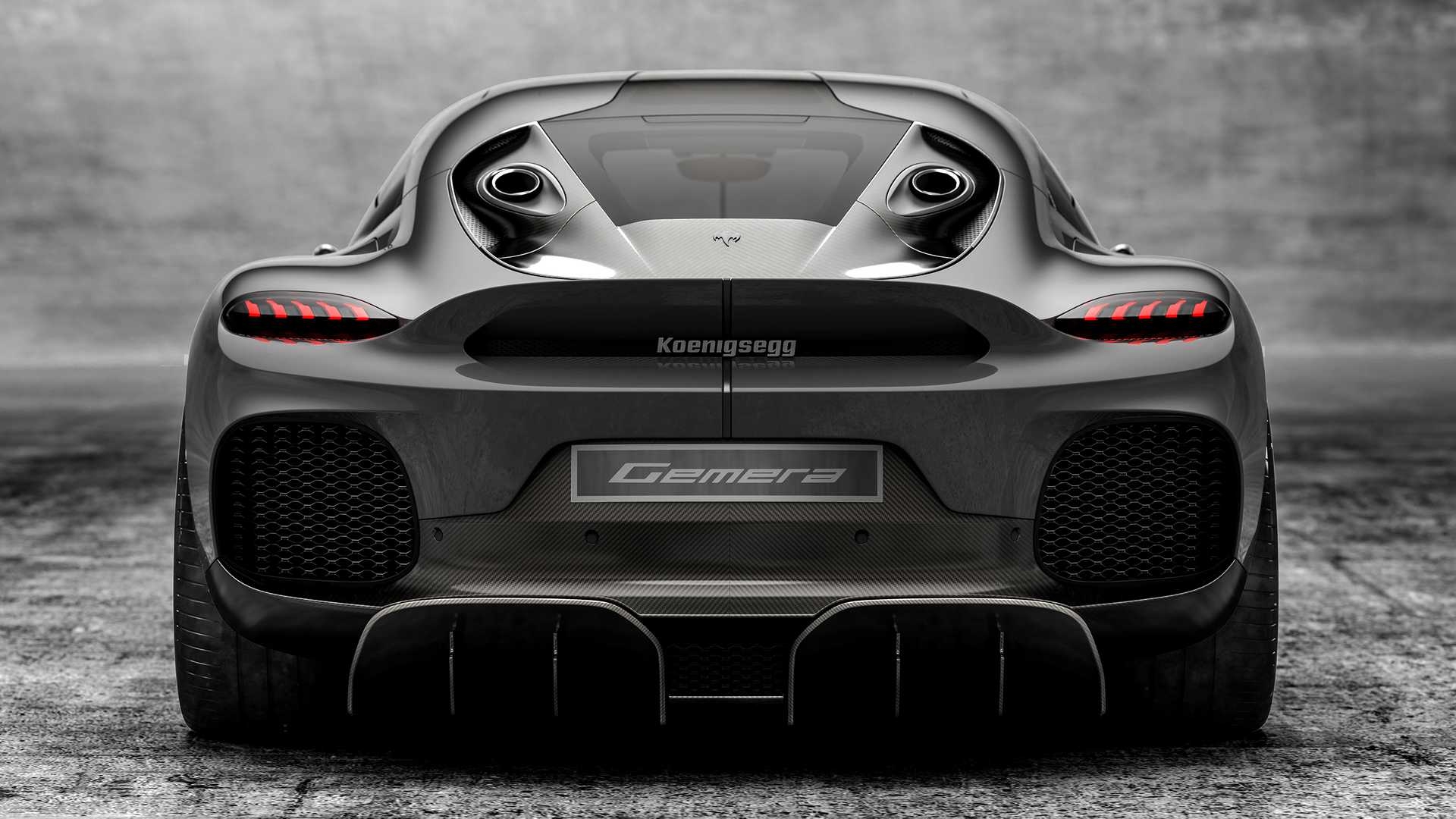 Koenigsegg Gemera, erster 4-Sitzer, Dreizylinder, Premiere, 1920x1080 Full HD Desktop