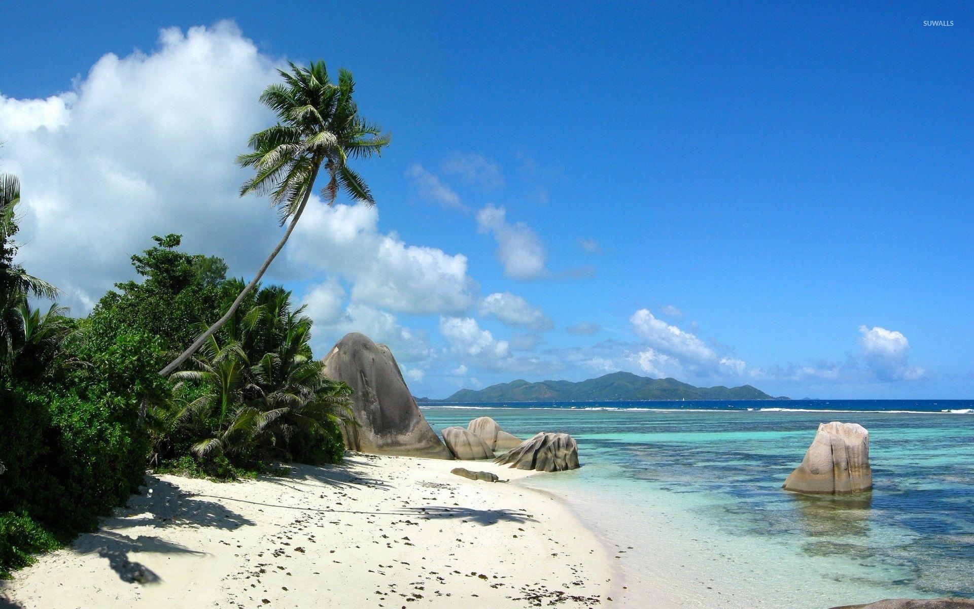 La Digue, Seychellen, Insel, Strand, Turquoise, 1920x1200 HD Desktop