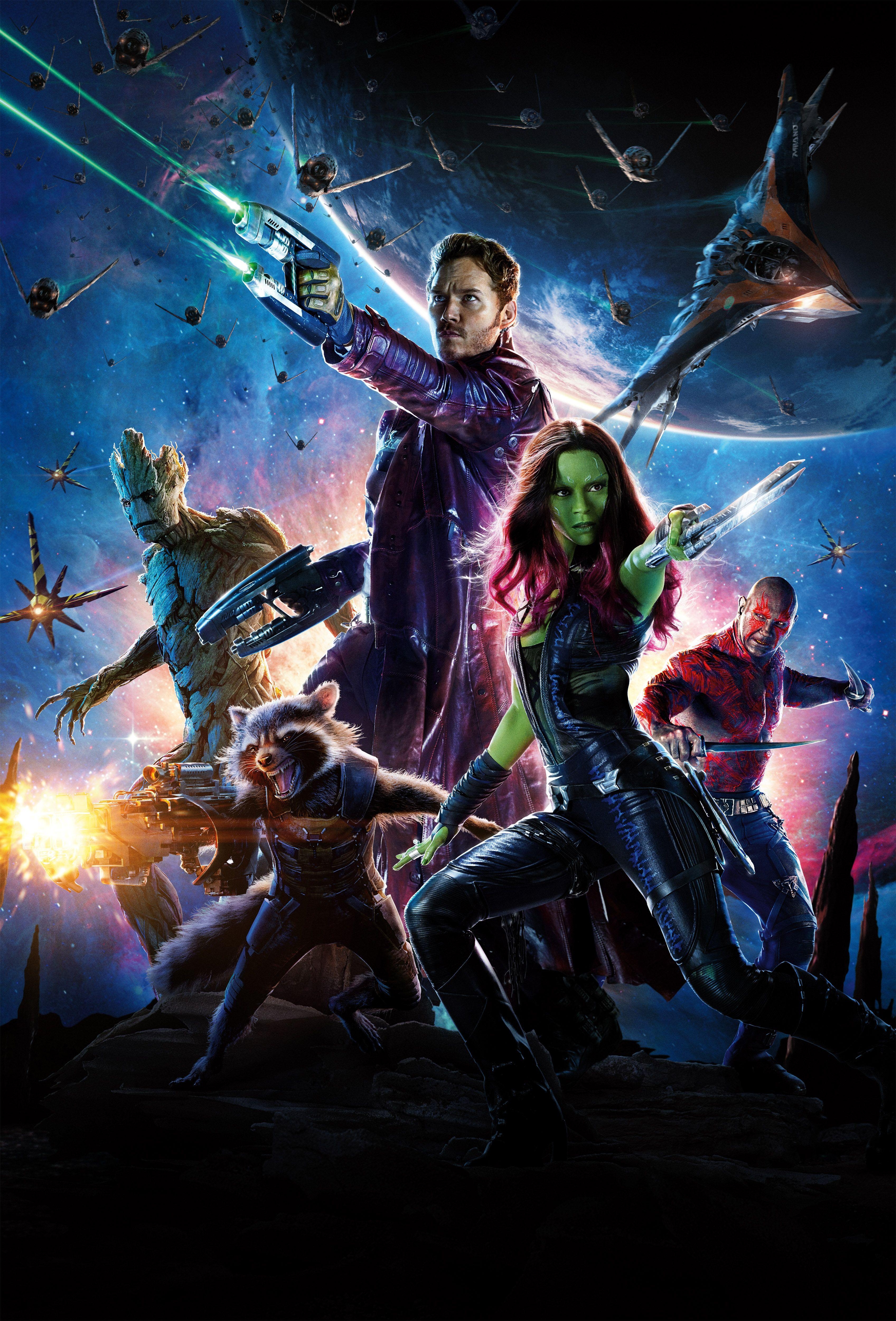 Guardians of the Galaxy, Hauptbesetzung, Bild, Film, Hintergrund, 3400x5000 4K Handy