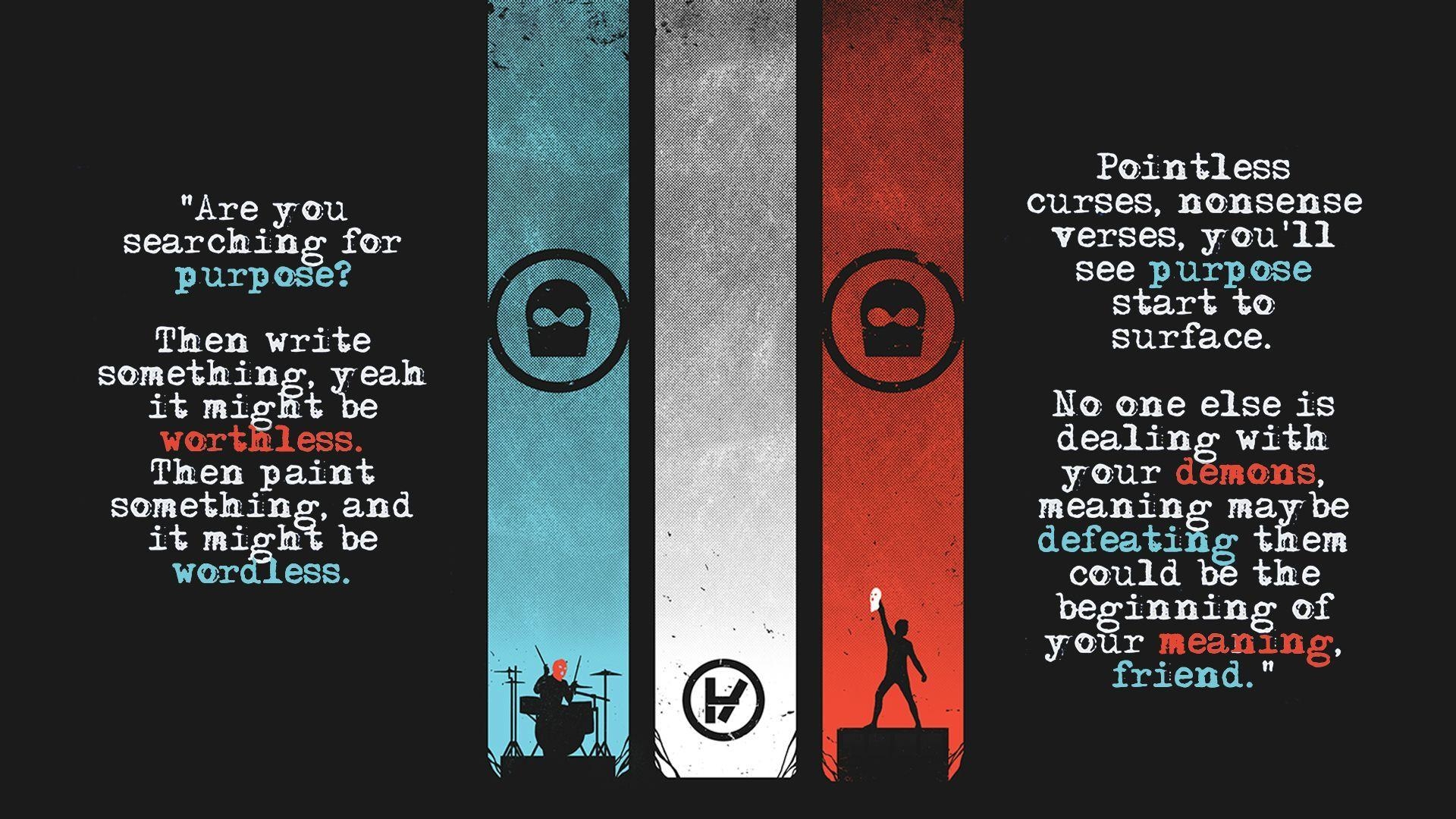 Twenty One Pilots, Fans, Musik, Band, Design, 1920x1080 Full HD Desktop