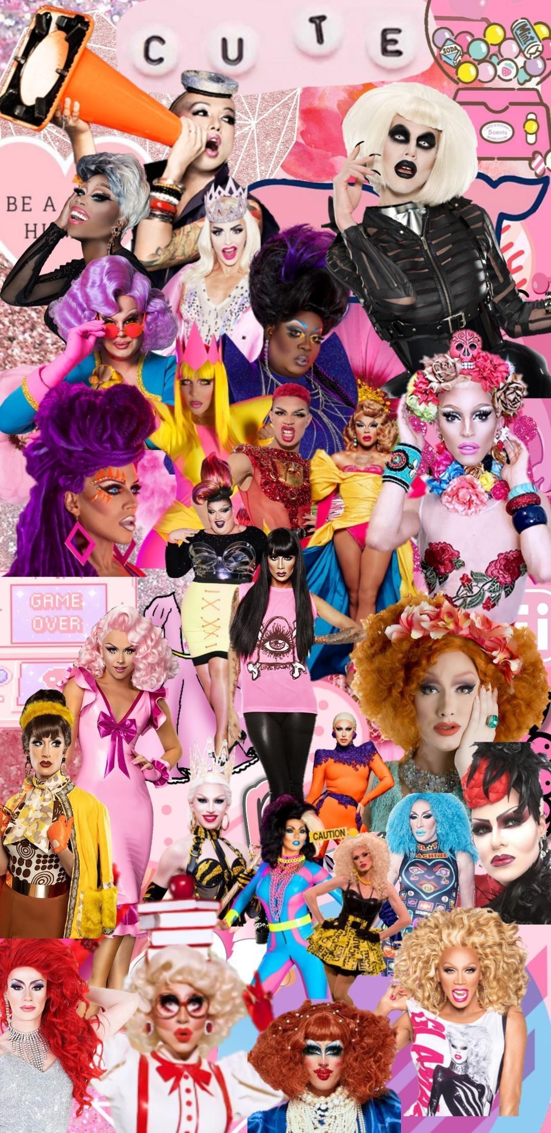 RuPaul, Drag Race, Hintergrund, kreative Show, Update, 1080x2220 HD Handy