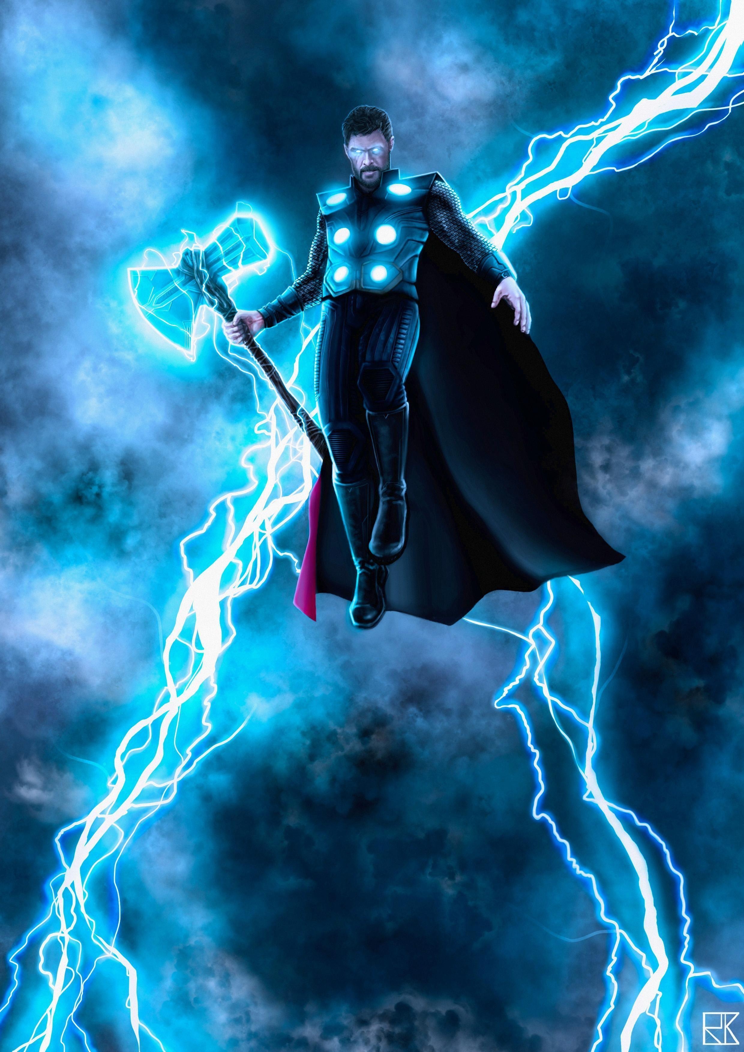 Thor, Marvel, Heldenbild, Superheld, Marvel Charakter, 2480x3510 4K Handy