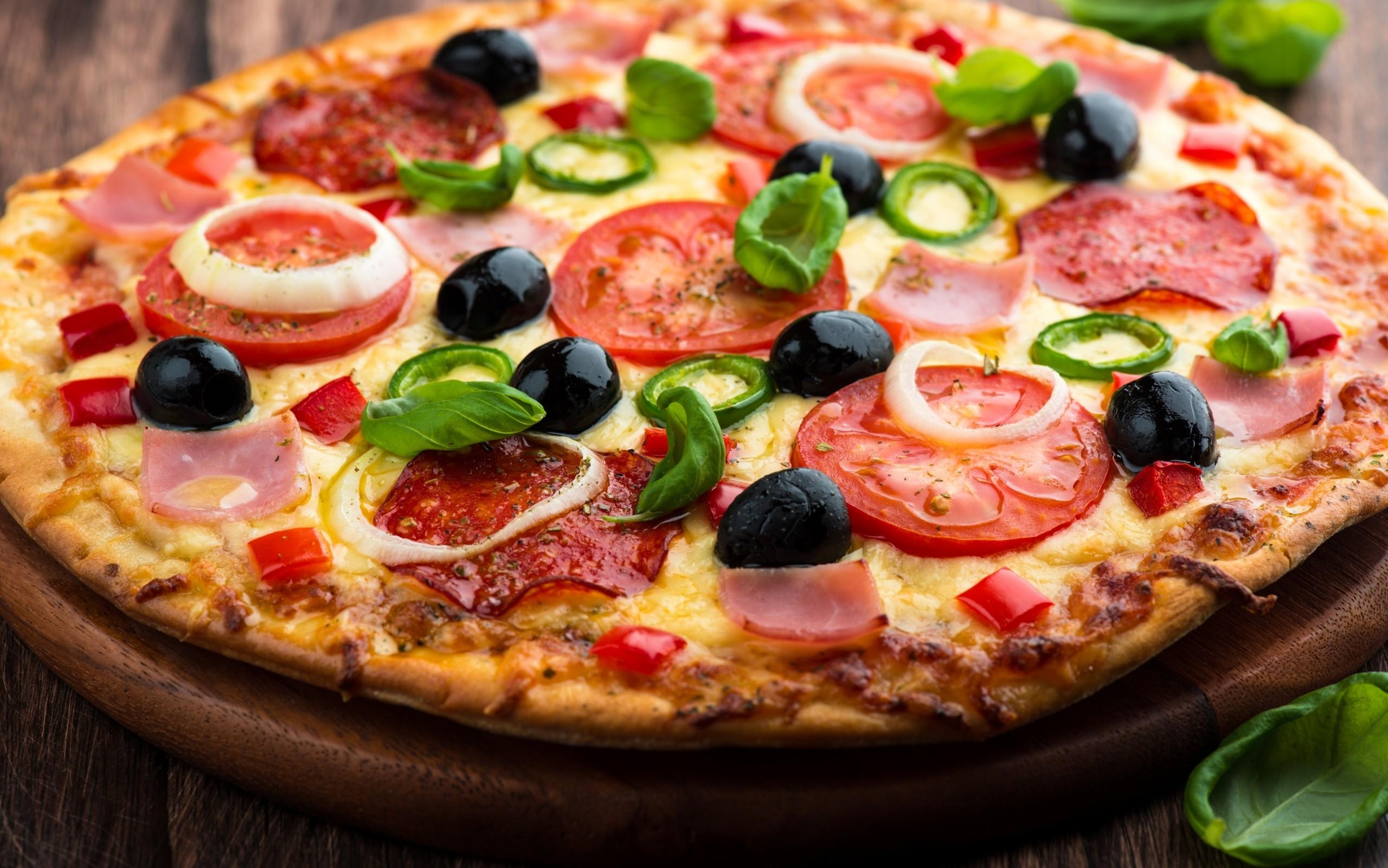 Pizza HD, Verführerisch, Geschmacksvielfalt, Erlebnisēs, 2560x1600 HD Desktop