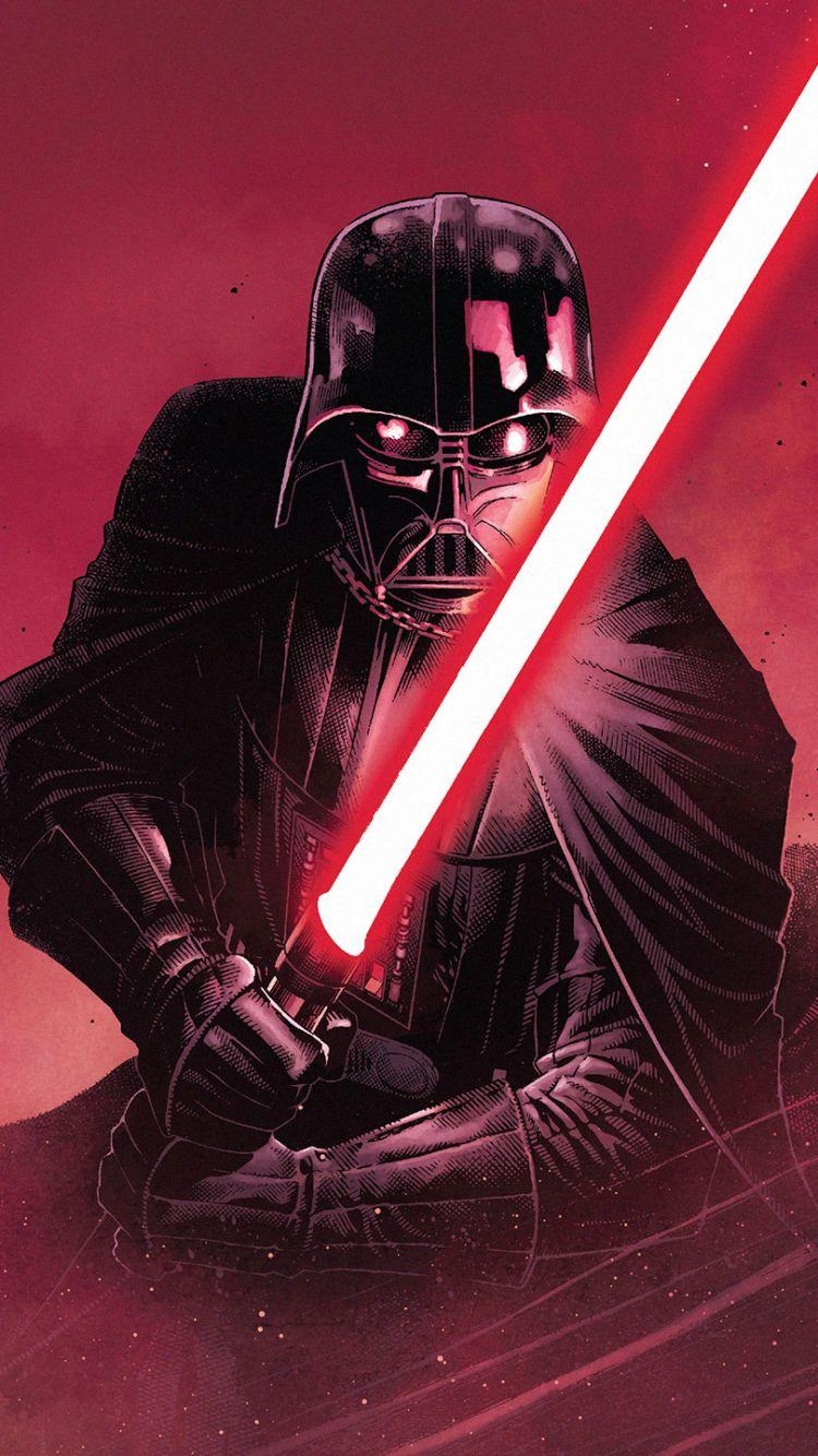 Darth Vader, Comics, Star Wars, Sith-Lord, legendär, 750x1340 HD Handy