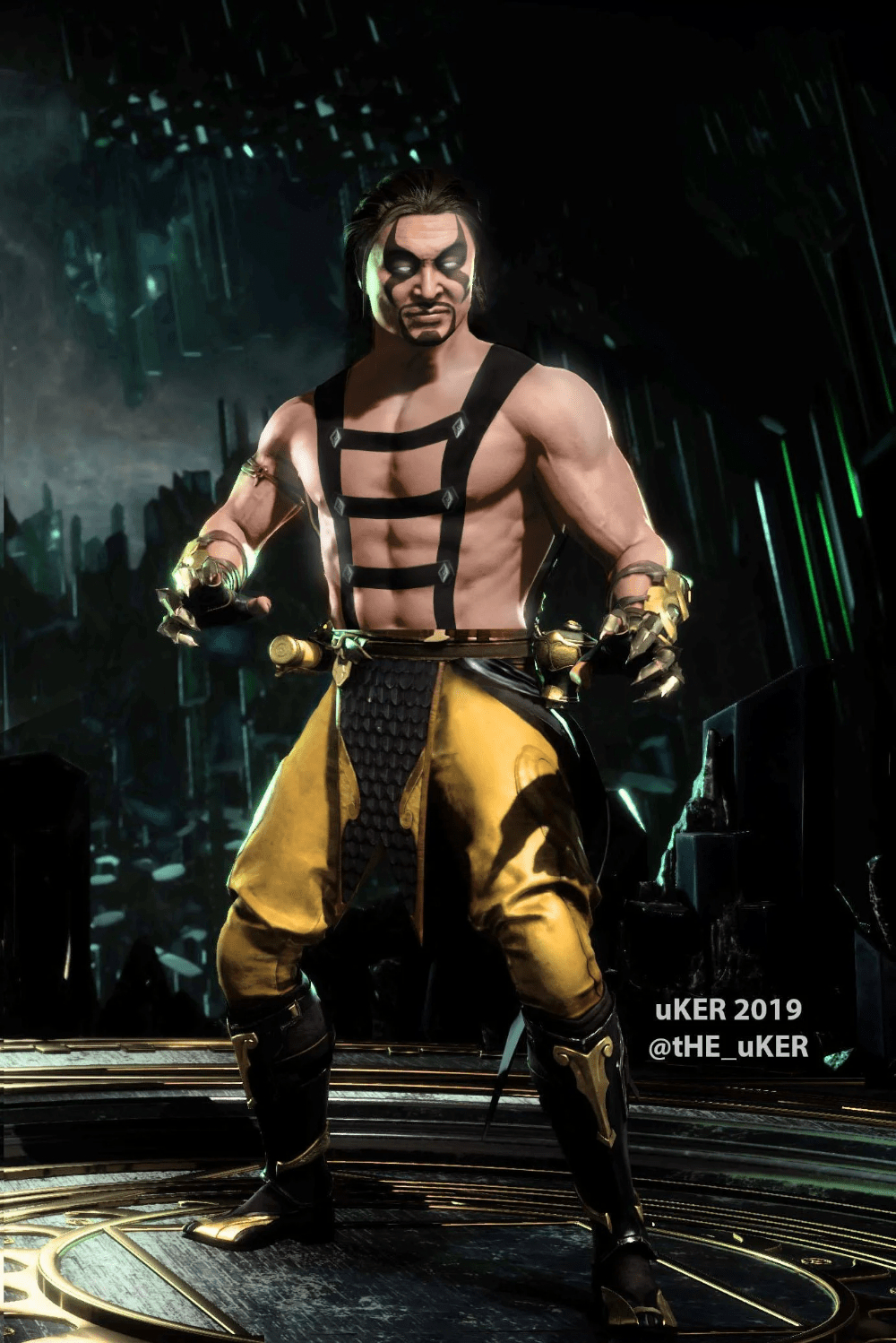 Shang Tsung, Mortal Kombat, MK3, Art, Charakter, 1000x1500 HD Handy