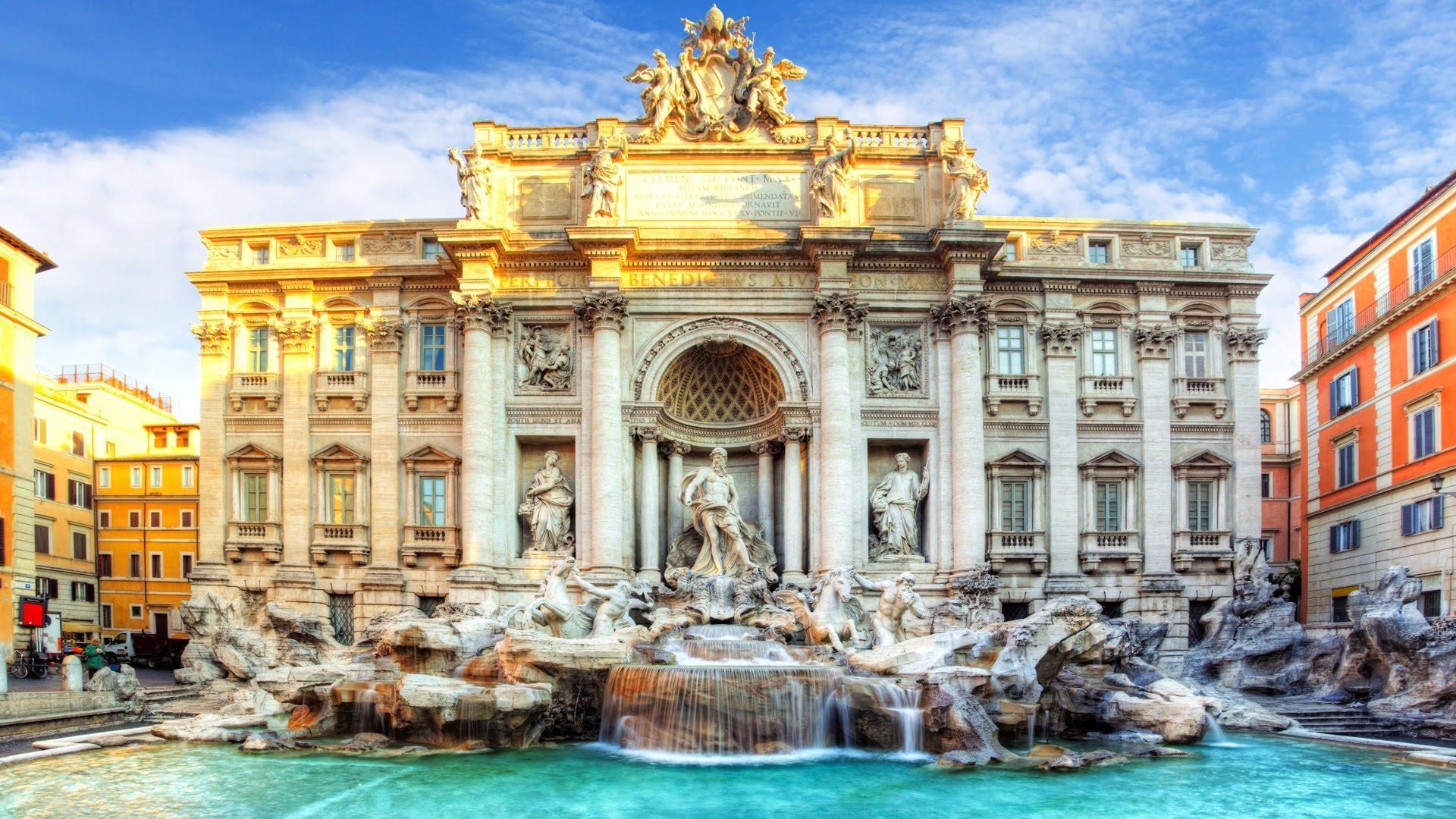 Trevi-Brunnen, Wallpaper, Kostenlos, Rom, Italien, 1920x1080 Full HD Desktop