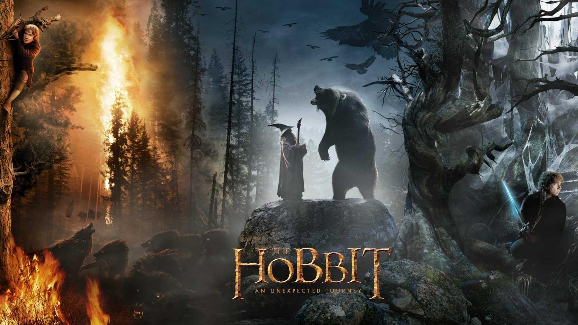 Gandalf, Der Hobbit, Bilbo Beutlin, Abenteuer, Film, 1920x1080 Full HD Desktop