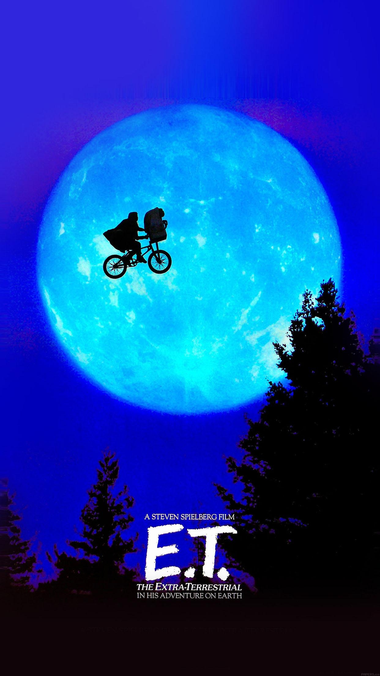 ET Poster, Filmplakat, Alienklassiker, Spielberg, Legendär, 1250x2210 HD Handy