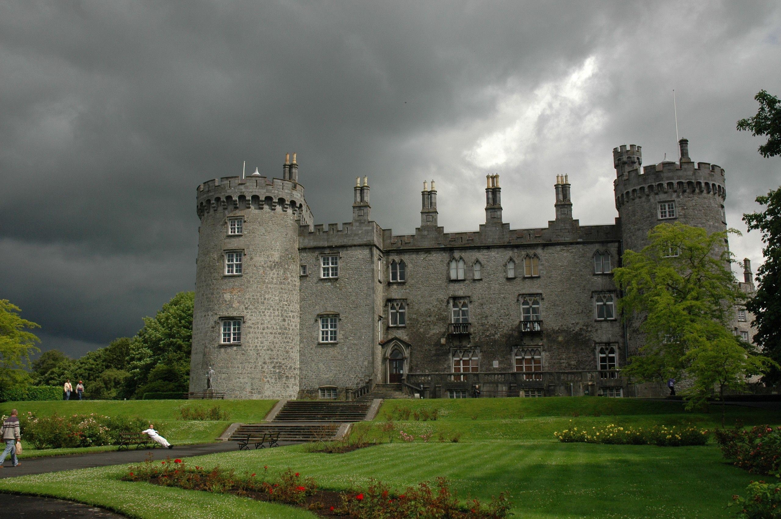 Irisches Schloss, Reisen Irland, Burgen Hintergrund, Mystische Ruinen, 2560x1710 HD Desktop