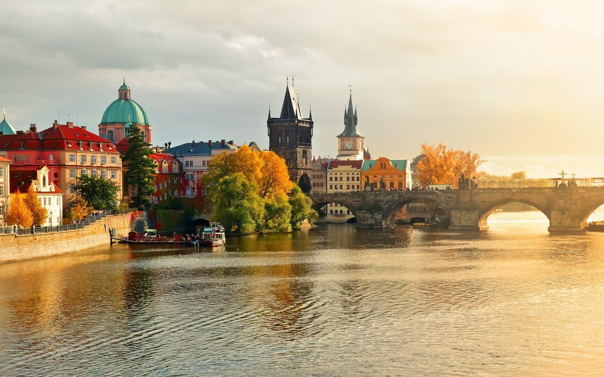 Karlsbrücke, Prag, Hintergrund, Bild, Reise, 1920x1200 HD Desktop