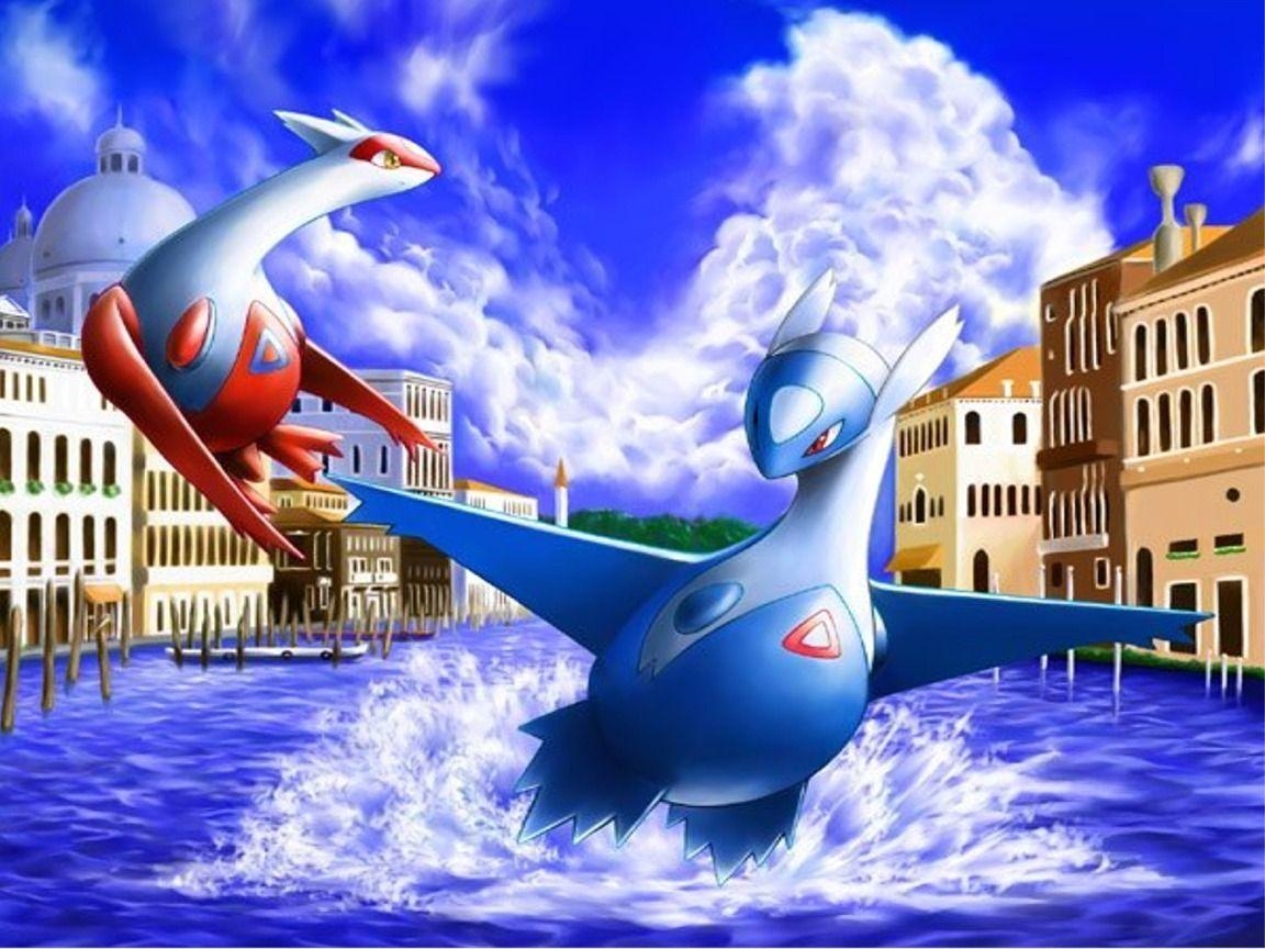 Latios Latias, Anime, Pokémon, Hintergrund, Bild, 1160x870 HD Desktop