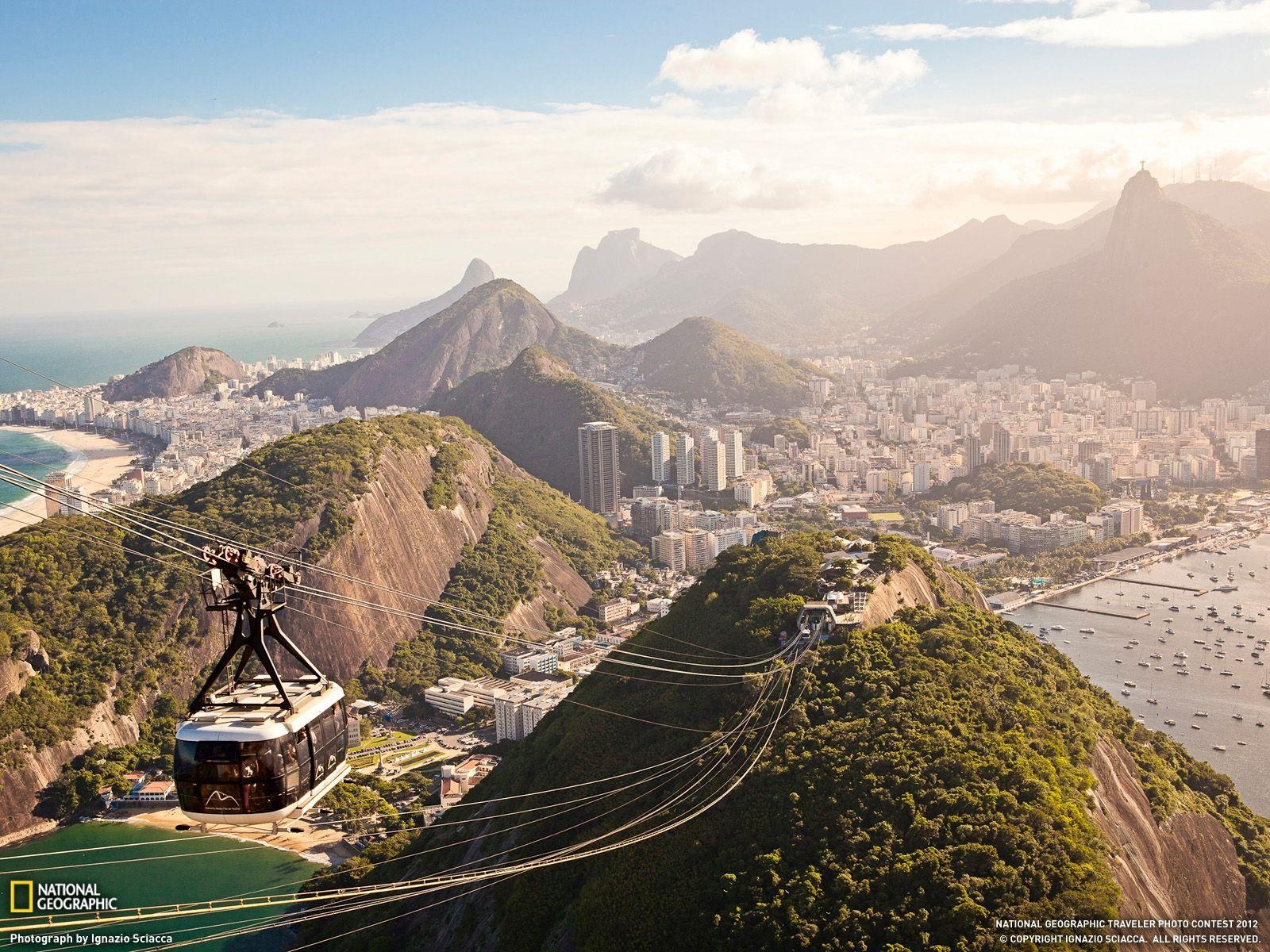 Rio de Janeiro, HD Bilder, Stadt, Strand, Panorama, 1600x1200 HD Desktop