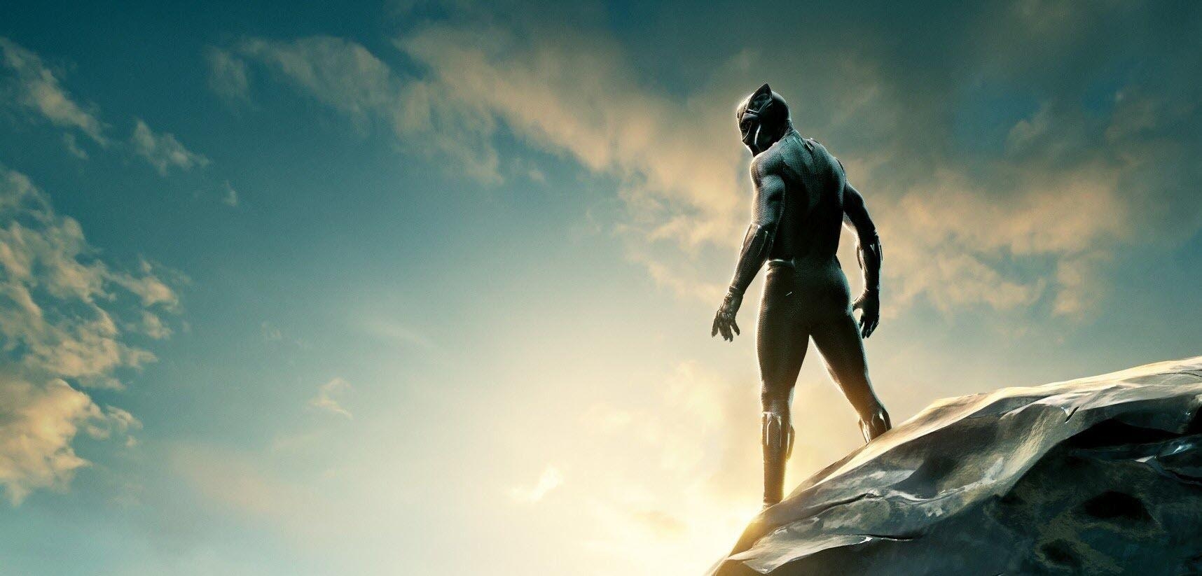 1080p, Black Panther, HD, Film, Bild, 1720x830 Dual Screen Desktop