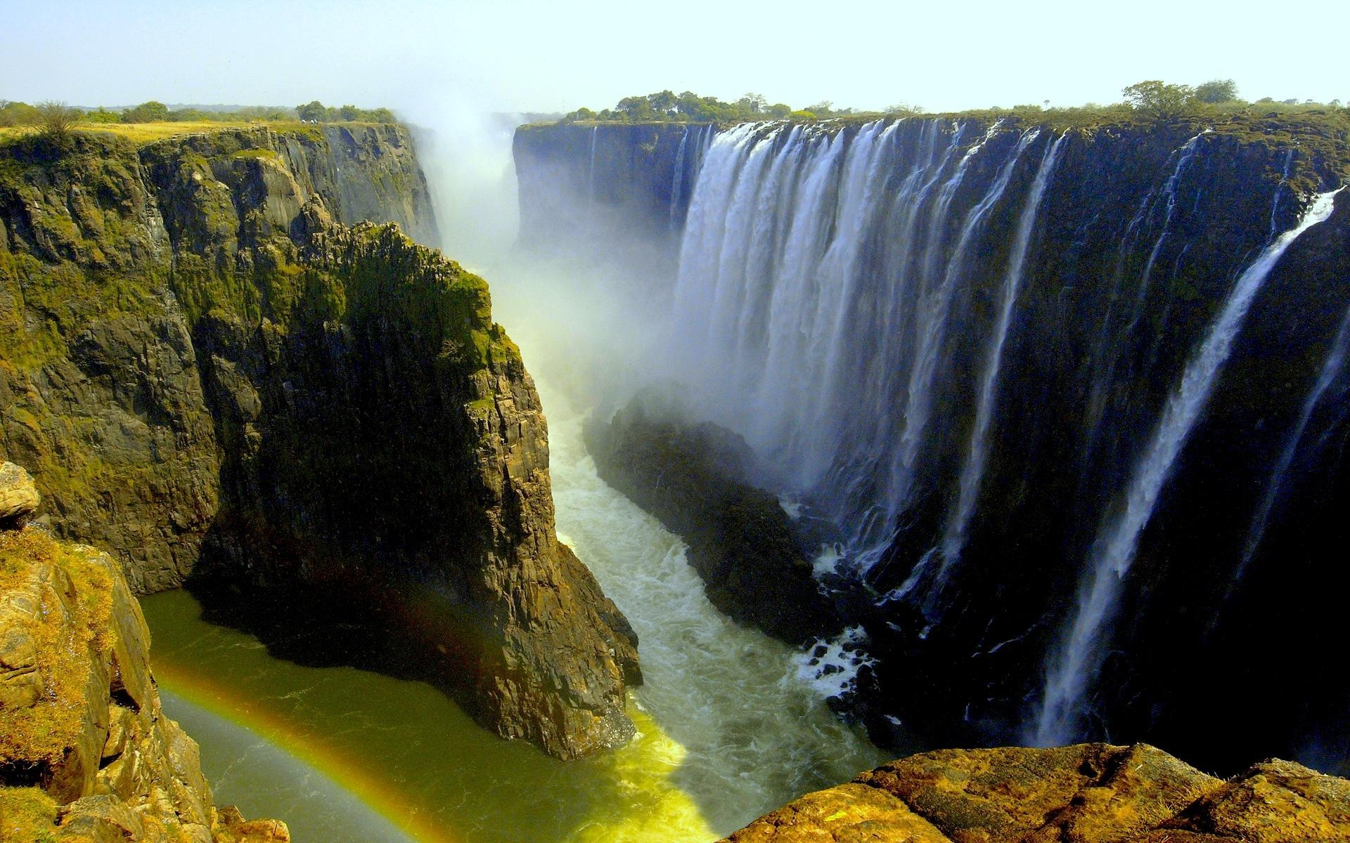 Victoriafälle, Wasserfälle, Zimbabwe, Afrika, Natur, 1920x1200 HD Desktop