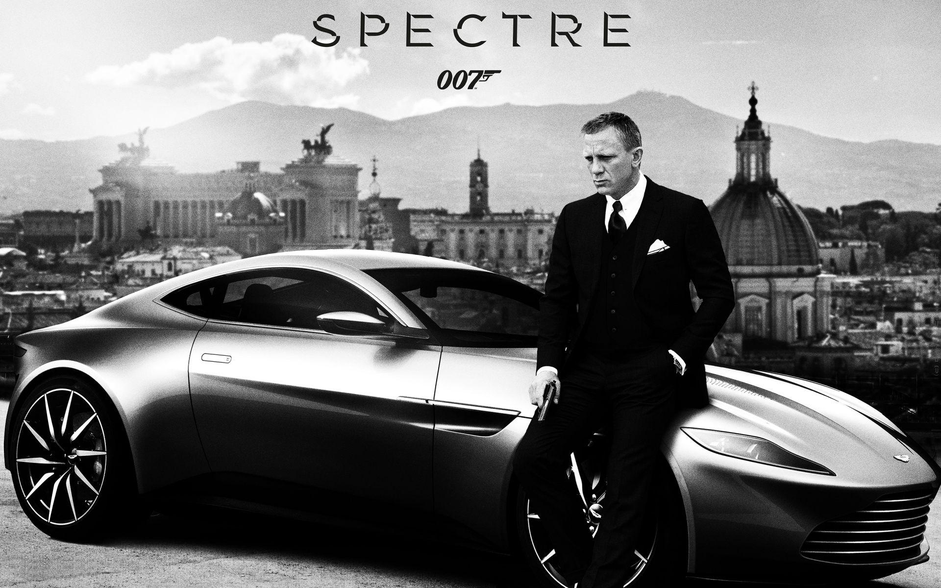 Daniel Craig, Spectre, Aston Martin, DB10, Film, 1920x1200 HD Desktop