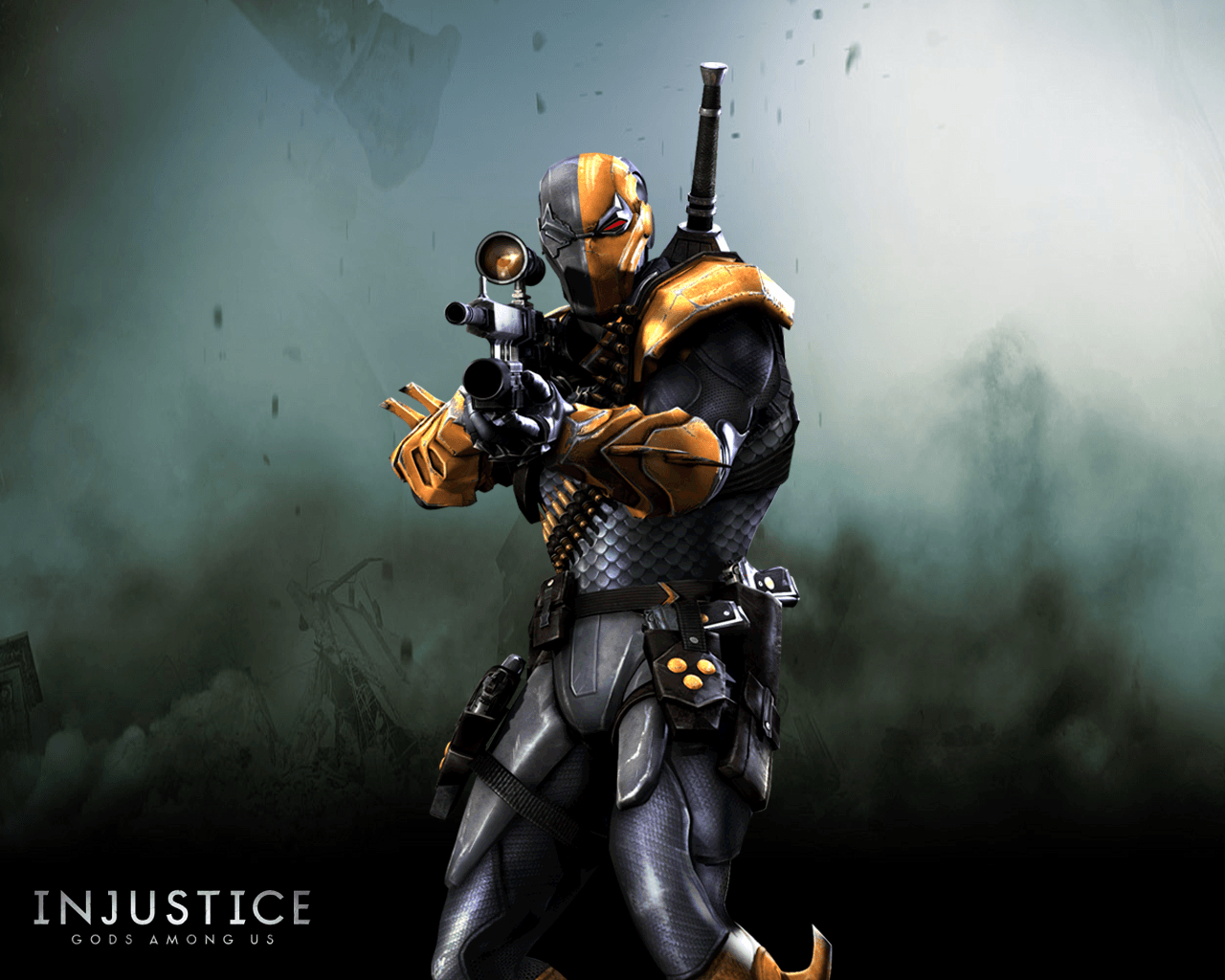 Deathstroke, Injustice, Götter unter uns, DC Comics, Krieger, 1280x1030 HD Desktop