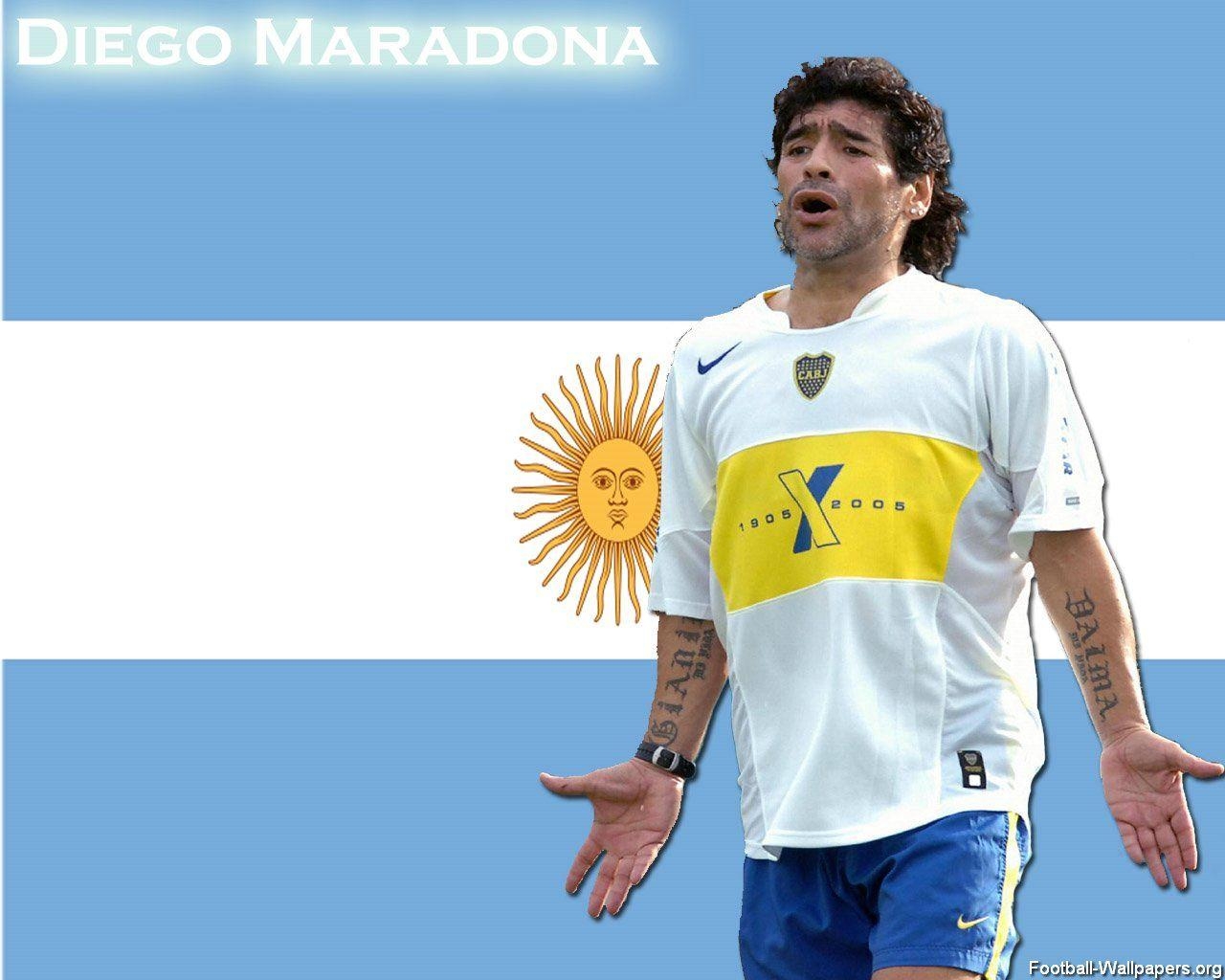 Diego Maradona, HD, Fußball, Argentinien, Legende, 1280x1030 HD Desktop