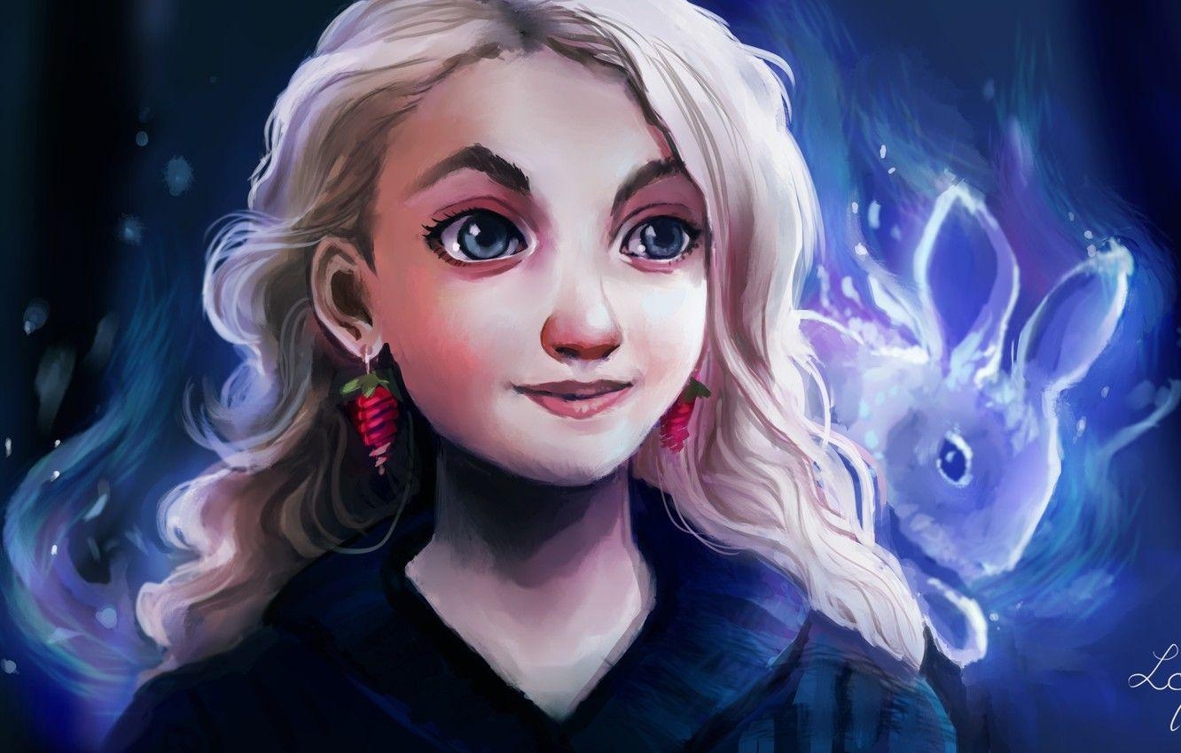 Harry Potter, Luna Lovegood, Kunst, magisch, Film, 1340x850 HD Desktop