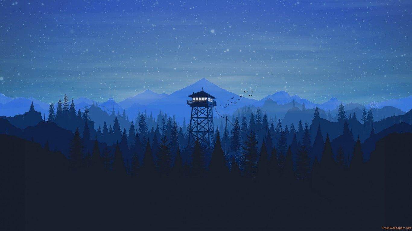 Firewatch, Gaming, Hintergrund, Bilder, HD, 1370x770 HD Desktop