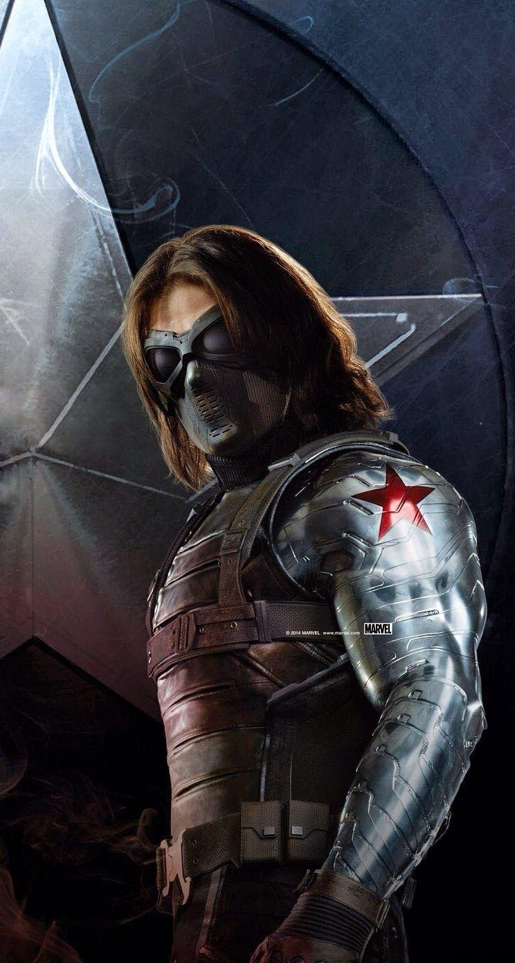 Bucky Barnes, Winter Soldier, Download, Parallax, Marvel, 750x1400 HD Handy